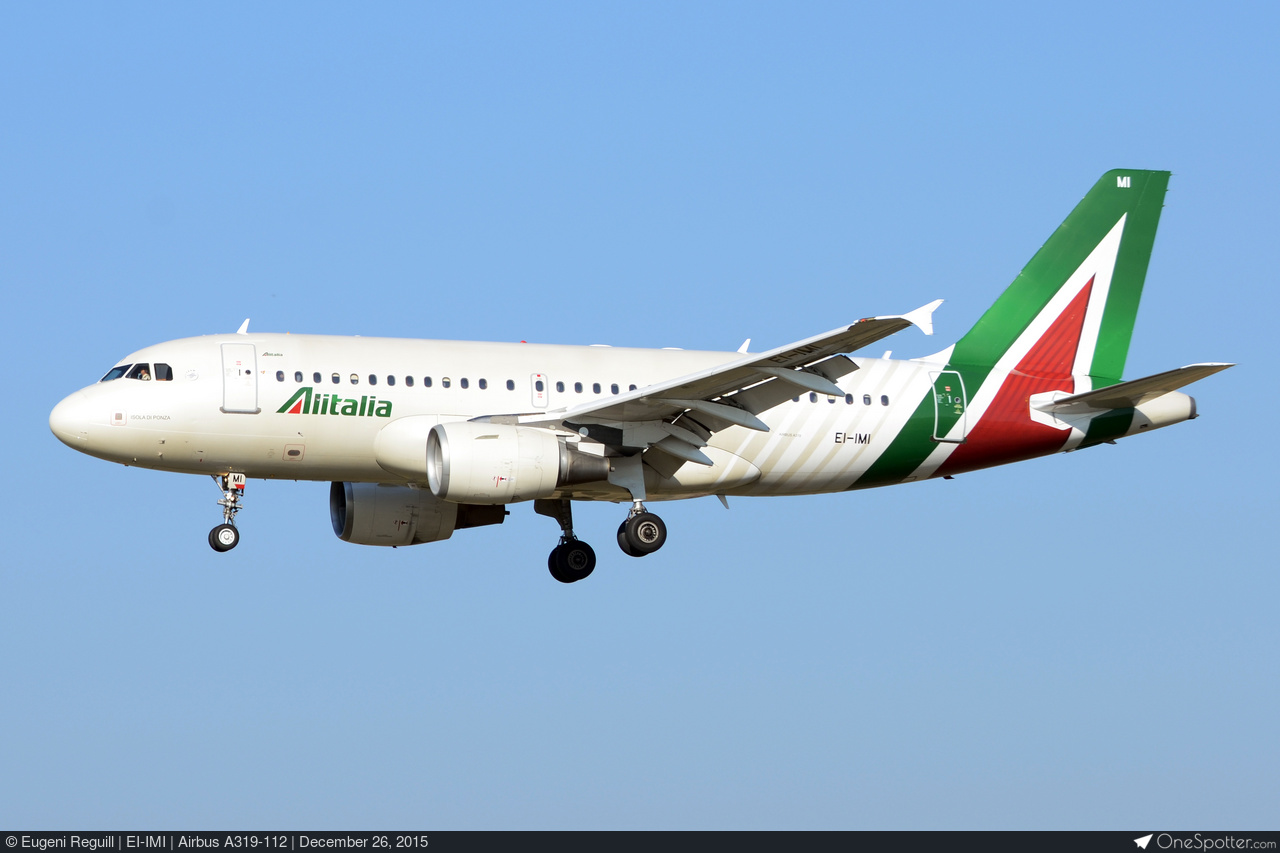 国産定番アエロクラシクス [ AC- EI-IMI ] A319-112 Alitalia (アリタリア）-Isola Di Ponza- ( 1/400 ) Aeroclassics 民間航空機
