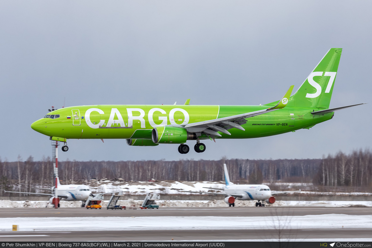 RA-73468 S7 - Siberia Airlines Boeing 737-8AS(BCF)(WL), MSN 33545