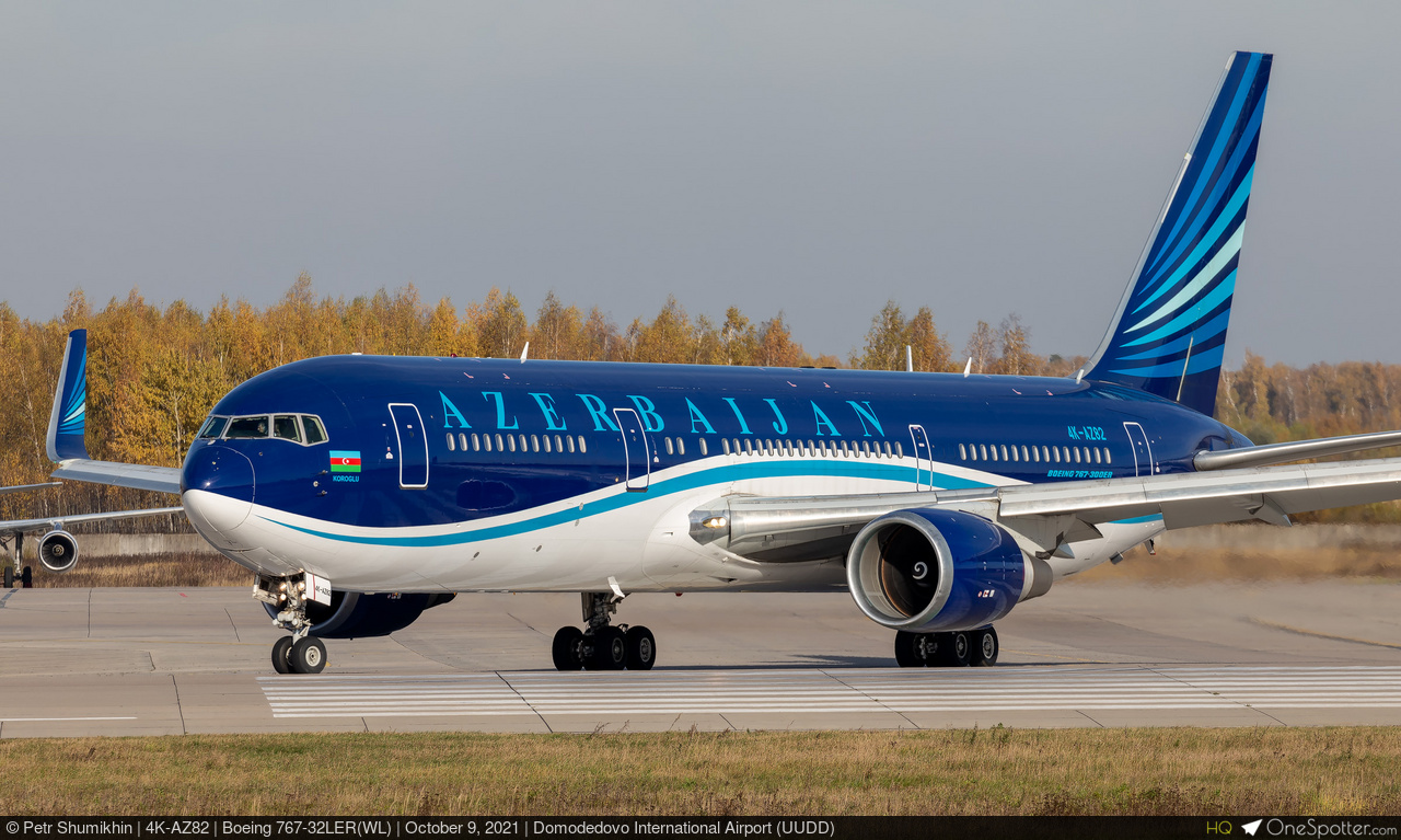 4K-AZ82 AZAL Azerbaijan Airlines Boeing 767-32LER(WL), MSN 41063