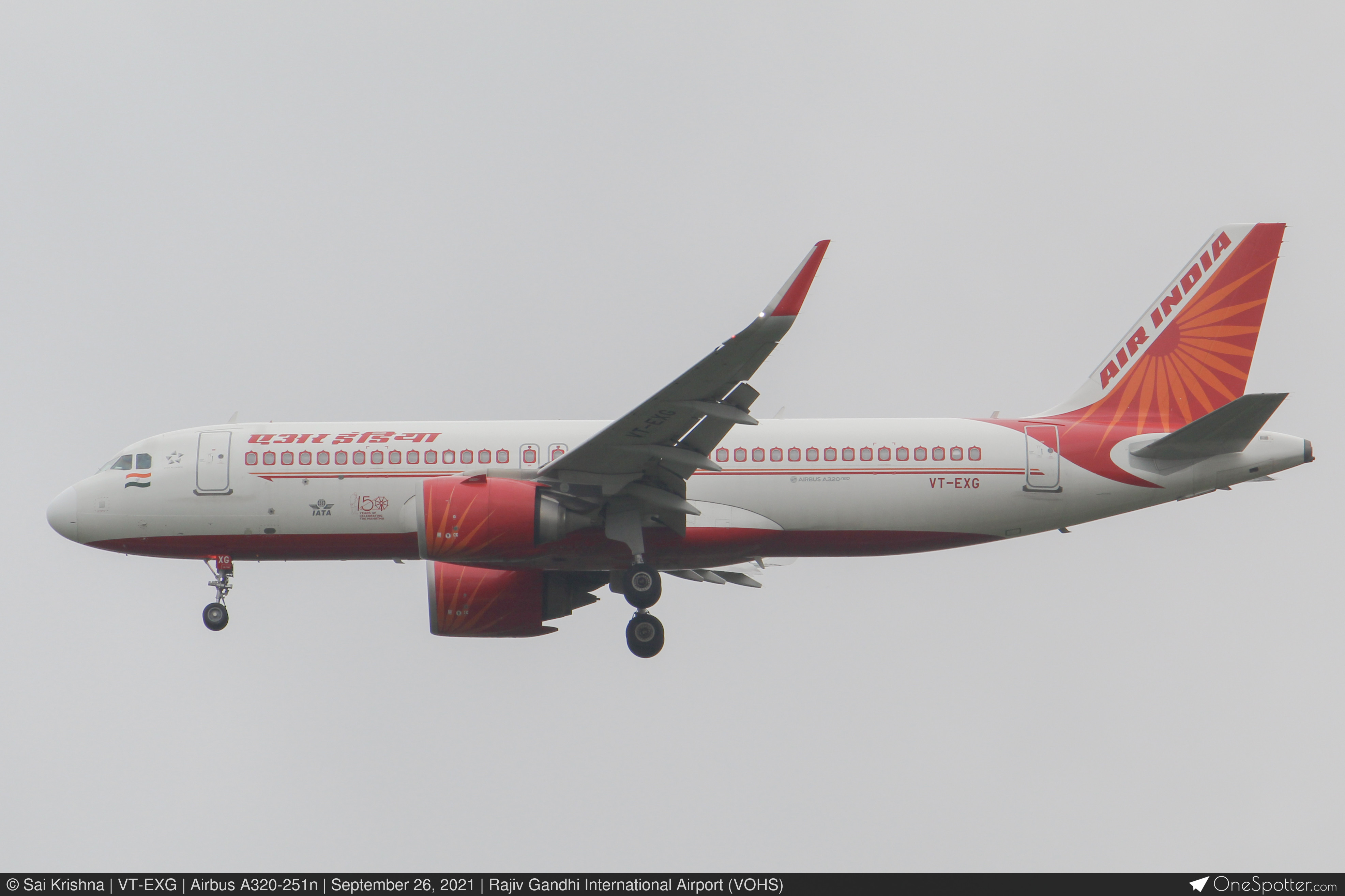 Vt Rtg VT-EXG - Air India Airbus A320-251N, MSN 7568 | OneSpotter.com