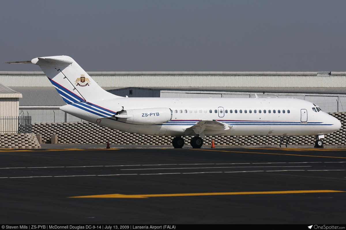 7Q-SAZ AeroJet Aviation McDonnell Douglas DC-9-14, MSN 45706