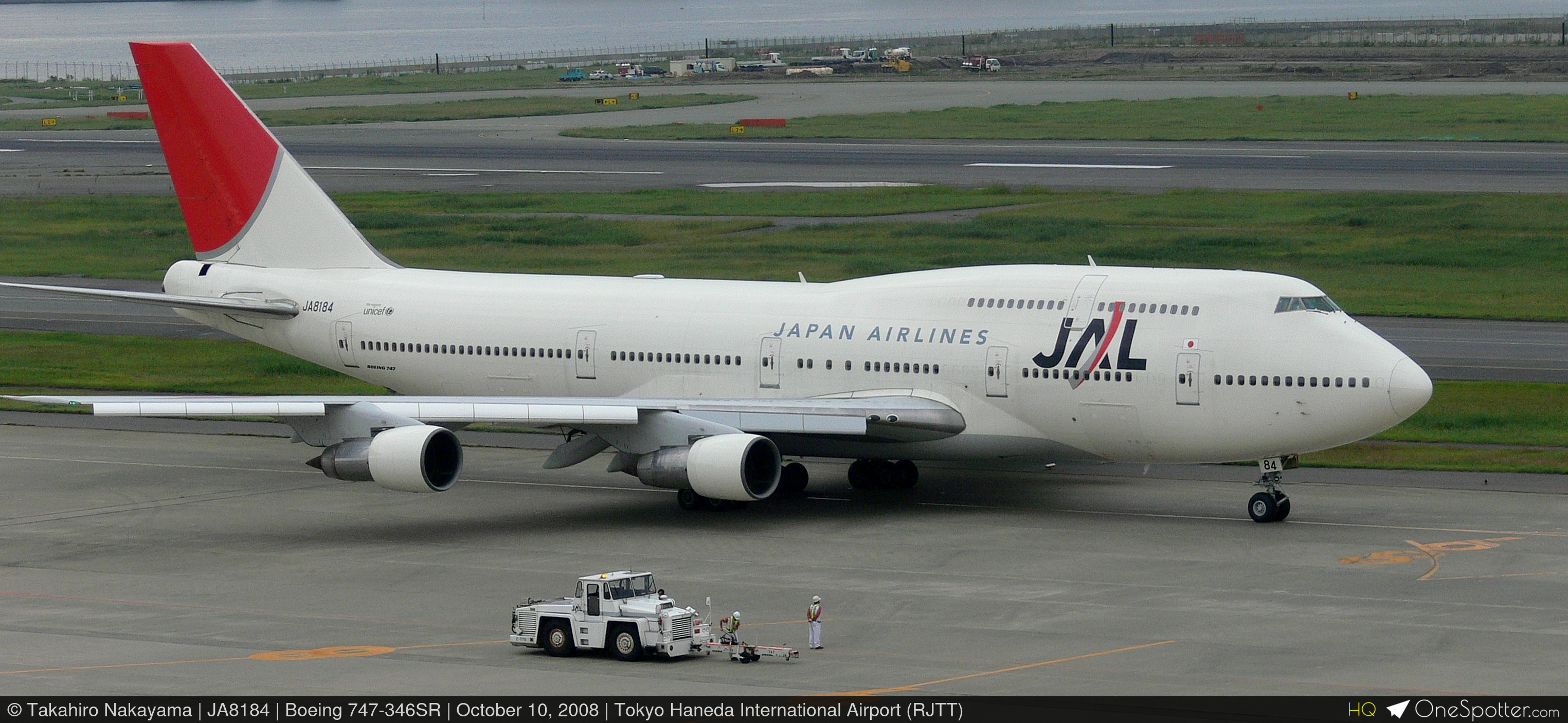 JA8184 - Boeing 747-346SR, Japan Airlines | OneSpotter.com