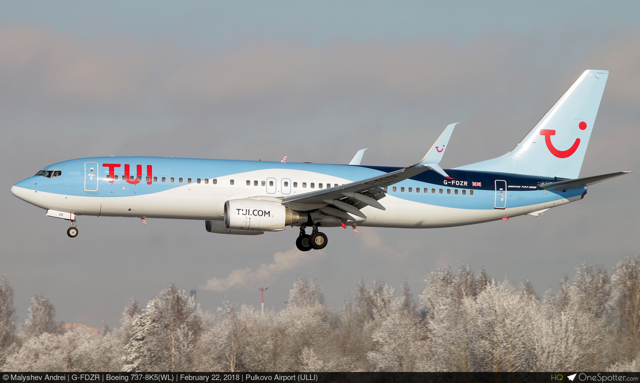 G-FDZR TUI Airways Boeing 737-8K5(WL), MSN 35145 | OneSpotter.com