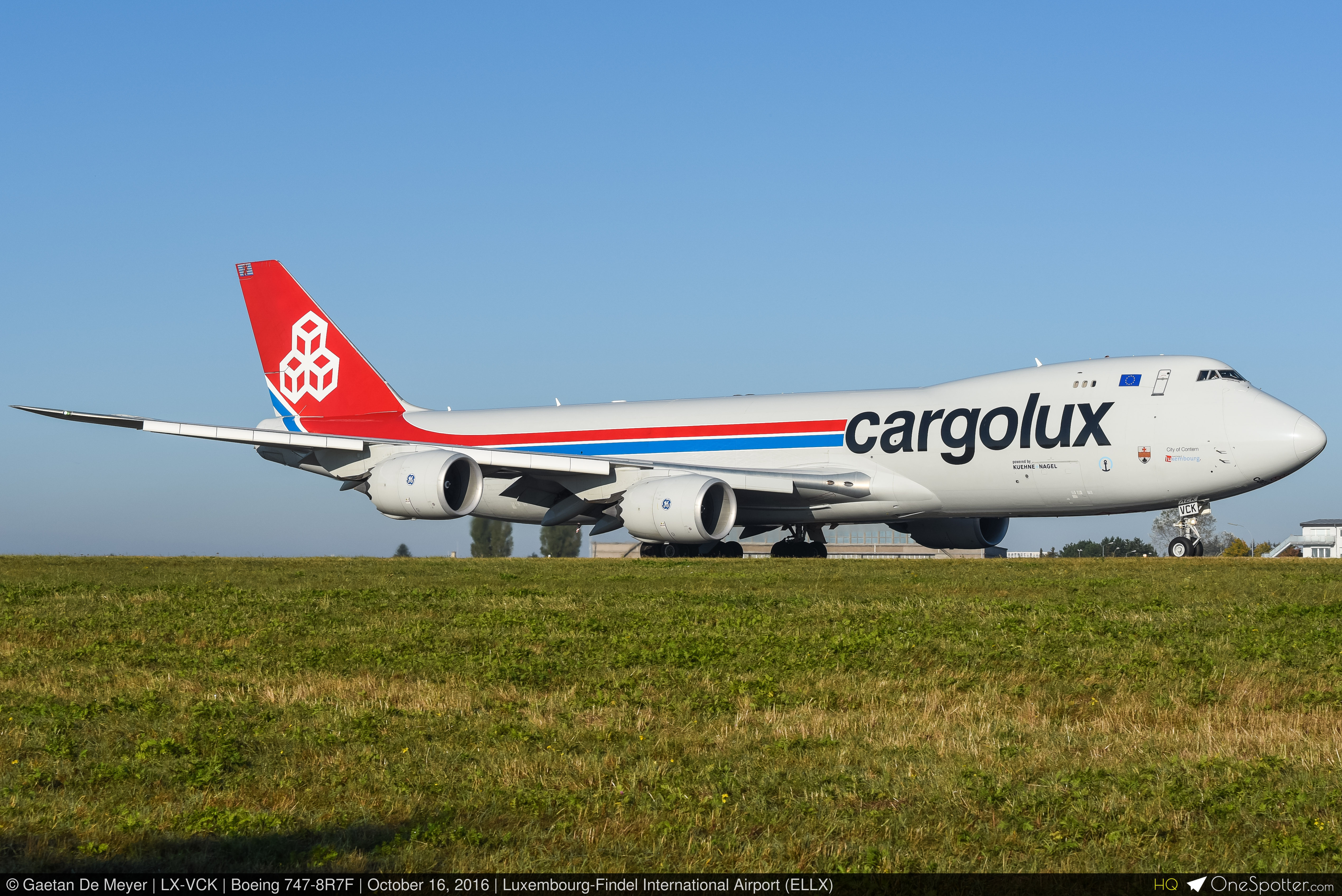 LX-VCK - Cargolux Boeing 747-8R7F, MSN 38078 | OneSpotter.com