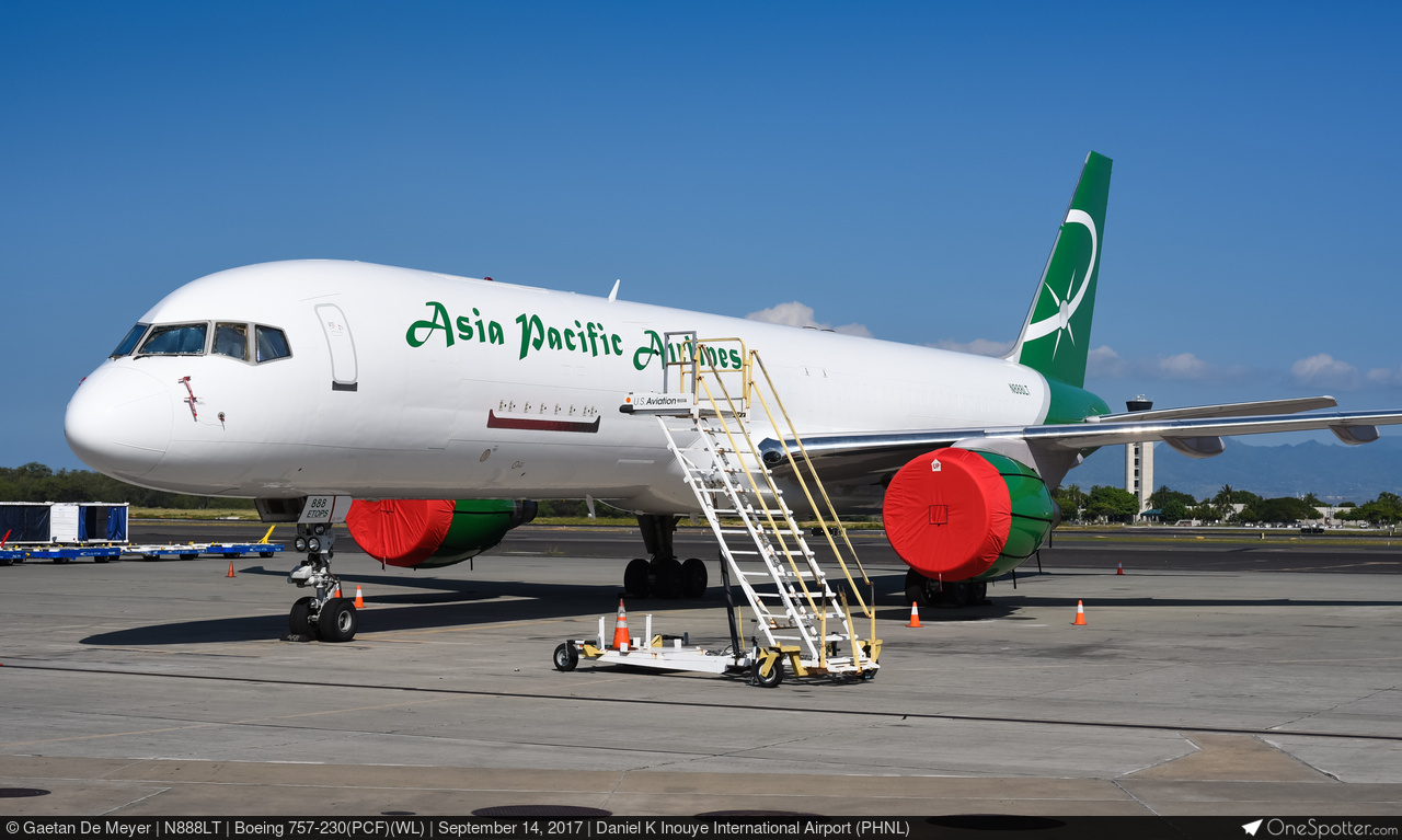 ラス N888LT - Asia Pacific Airlines Boeing 757-230(PCF)(WL), MSN 25441