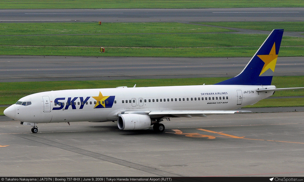 JA737N Skymark Airlines Boeing 737-8HX, MSN 36845