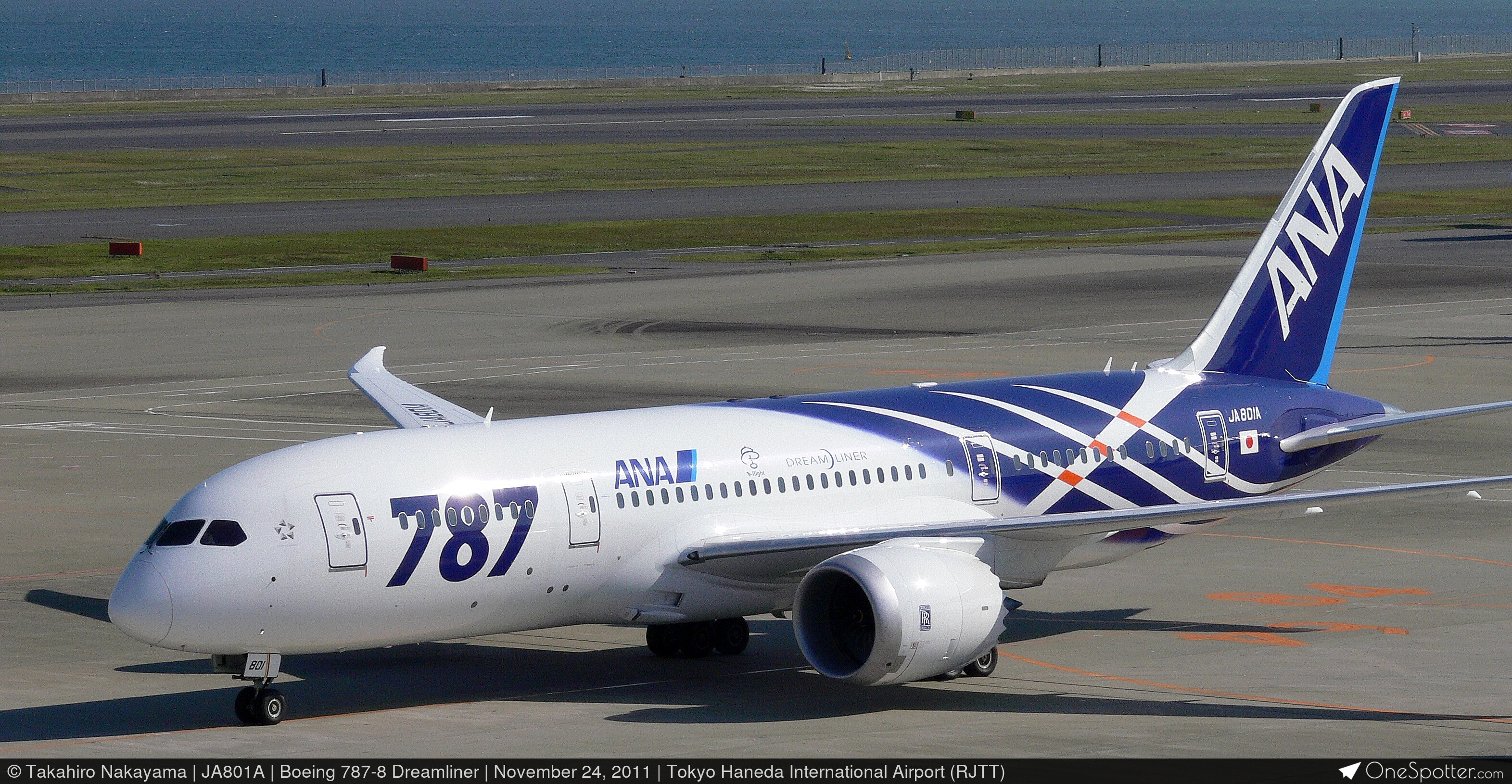 JA801A - Boeing 787-8 Dreamliner, All Nippon Airways | OneSpotter.com