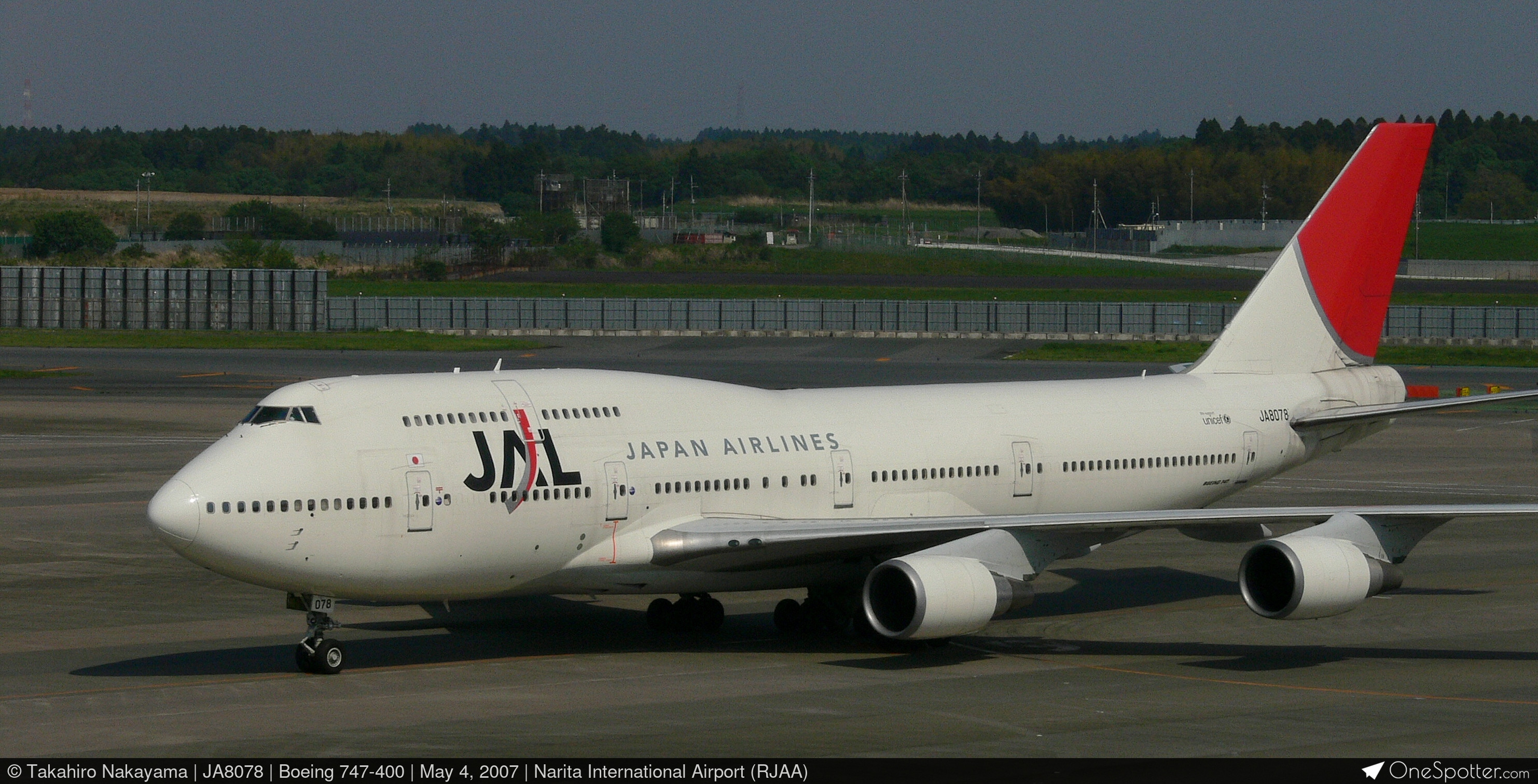 JA8078 - Boeing 747-400, Japan Airlines | OneSpotter.com