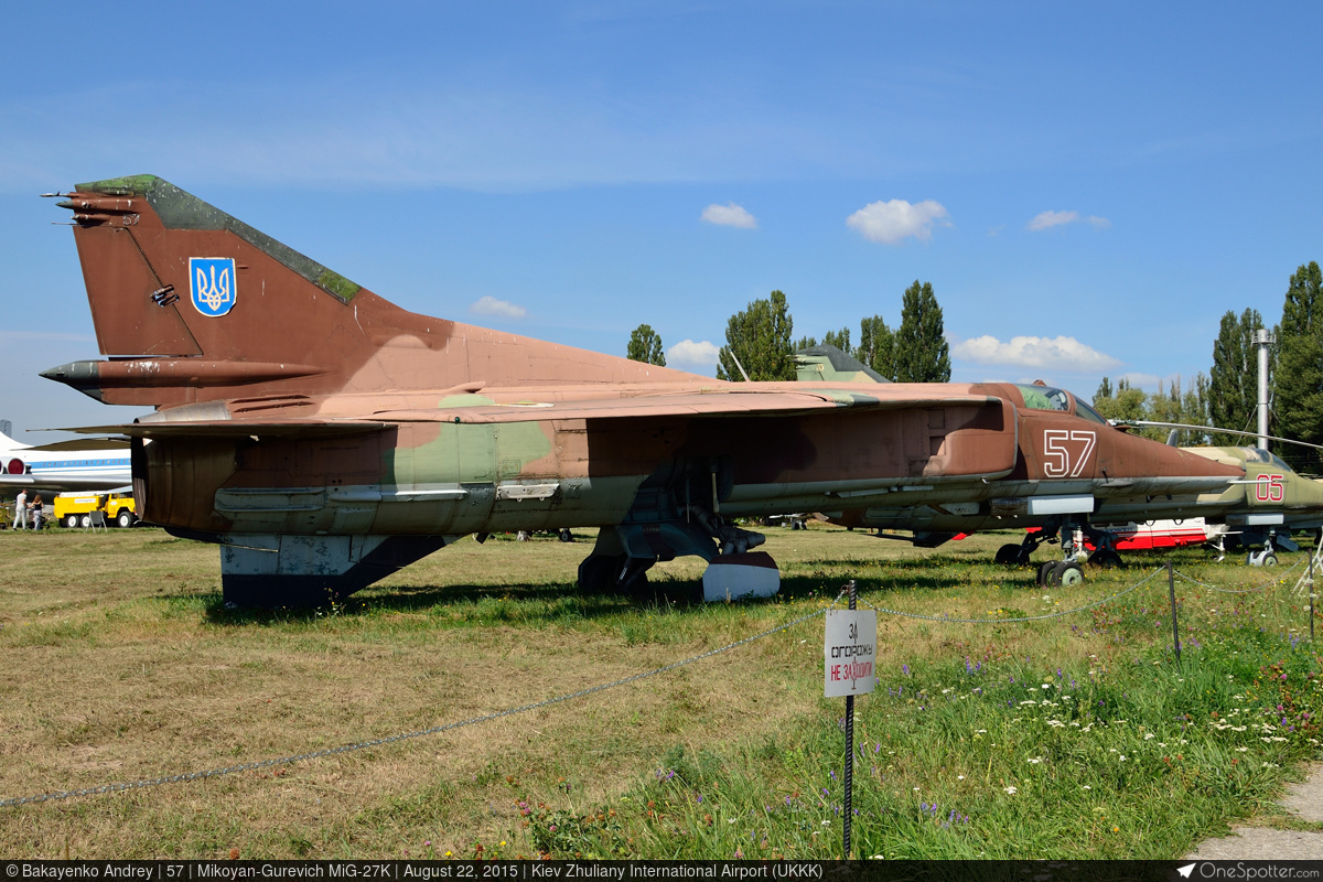 miko 57 - Ukraine - Air Force Mikoyan-Gurevich MiG-27K, MSN 76802662515