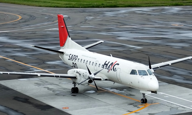 国内航空会社最後のSAAB 340Bが鹿児島へ。丘珠空港フライ