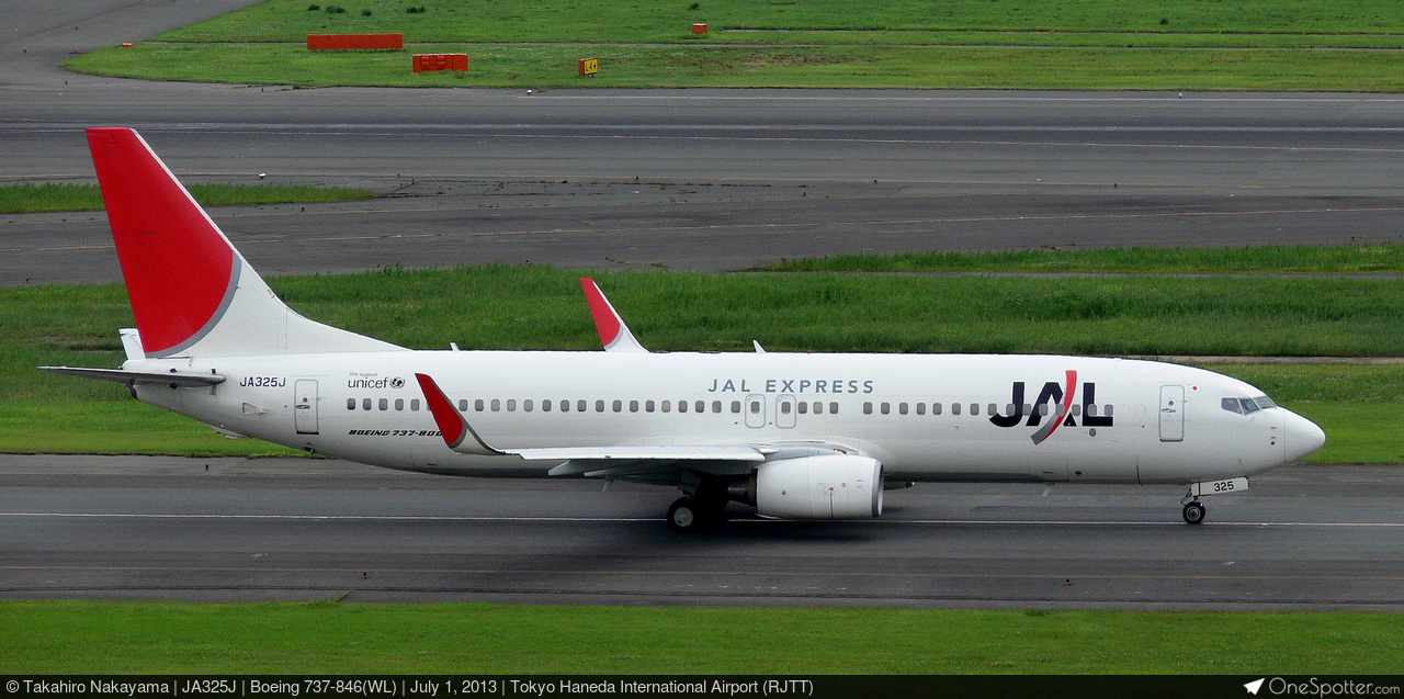 JA325J - Boeing 737-846(WL), JAL Express | OneSpotter.com
