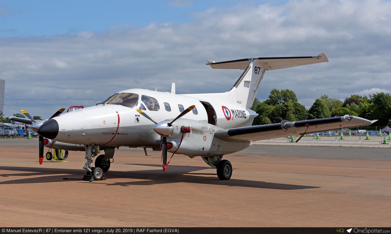 87 French Navy Embraer emb 121 xingu, MSN 121087 | OneSpotter.com