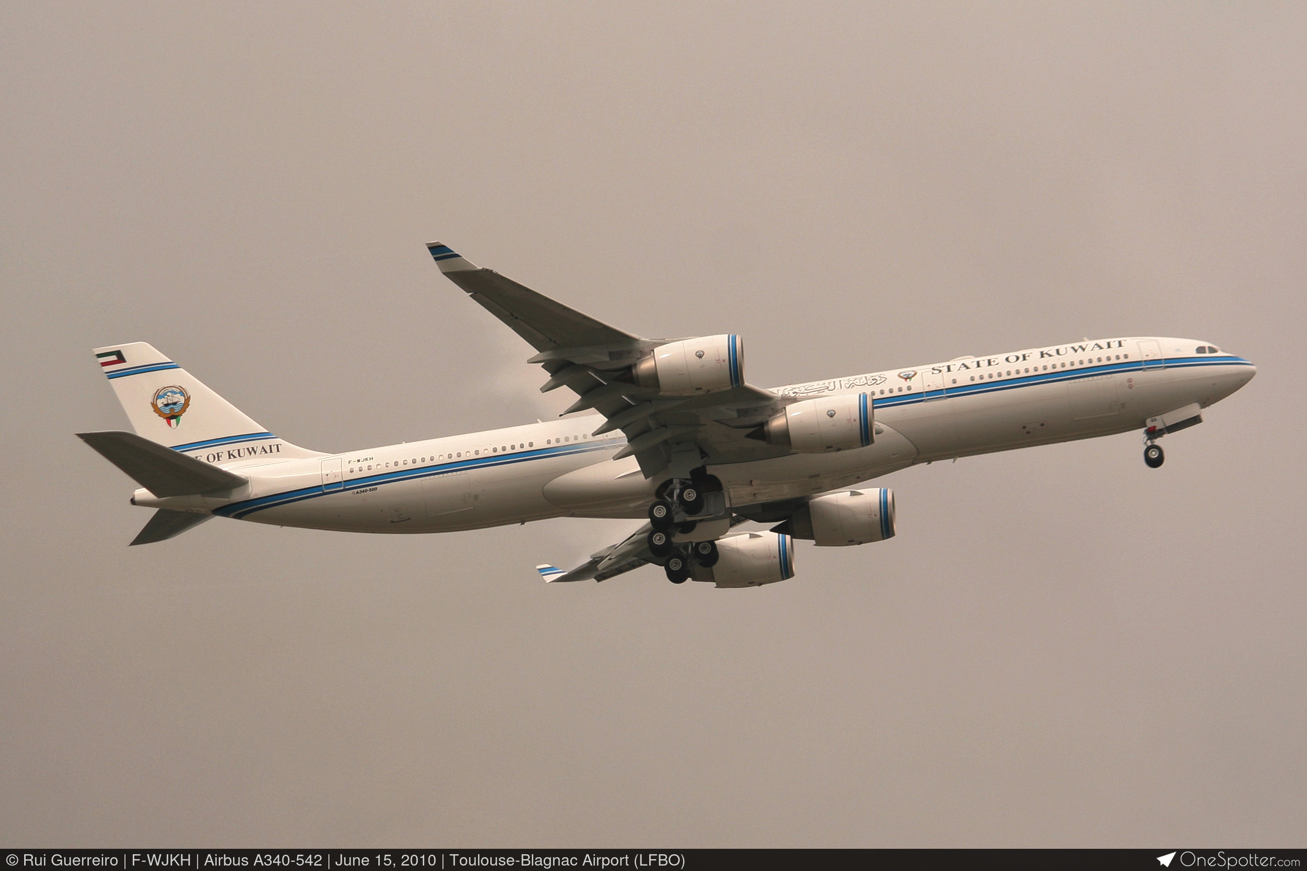 ブランド雑貨総合 クウェート政府 A340-500 9K-GBA 1/400 航空機 