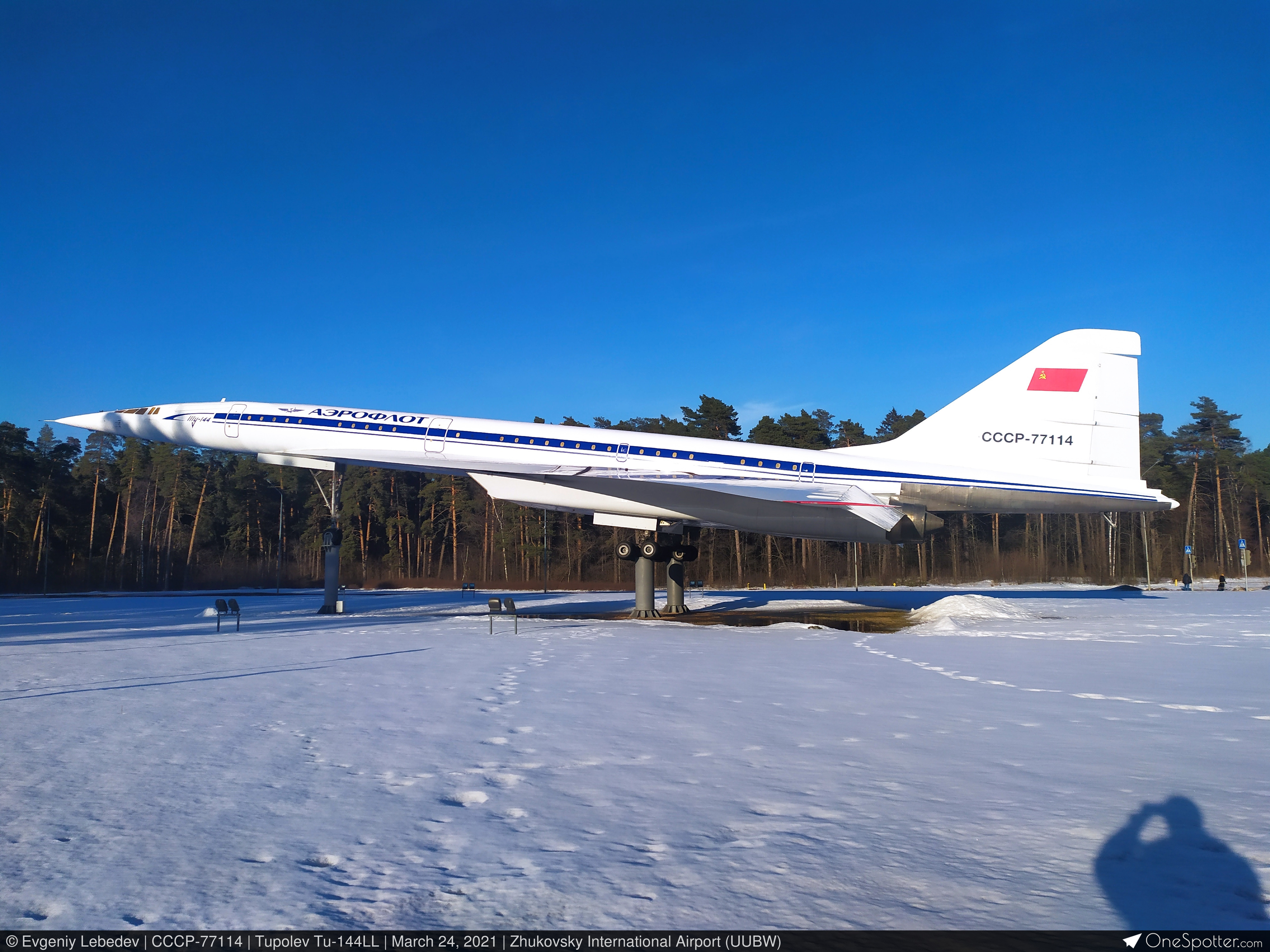 RA-77114 Tupolev Design Bureau Tupolev Tu-144LL, MSN 08-2