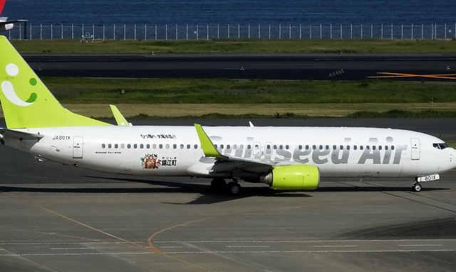 はじめば JA801X - Boeing 737-81D, Solaseed Air | OneSpotter.com