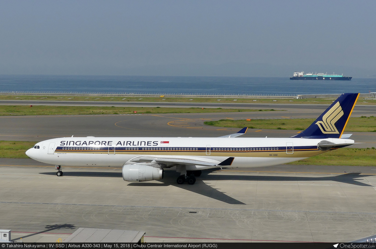 9V-SSD - Singapore Airlines Airbus A330-343, MSN 1562 | OneSpotter.com
