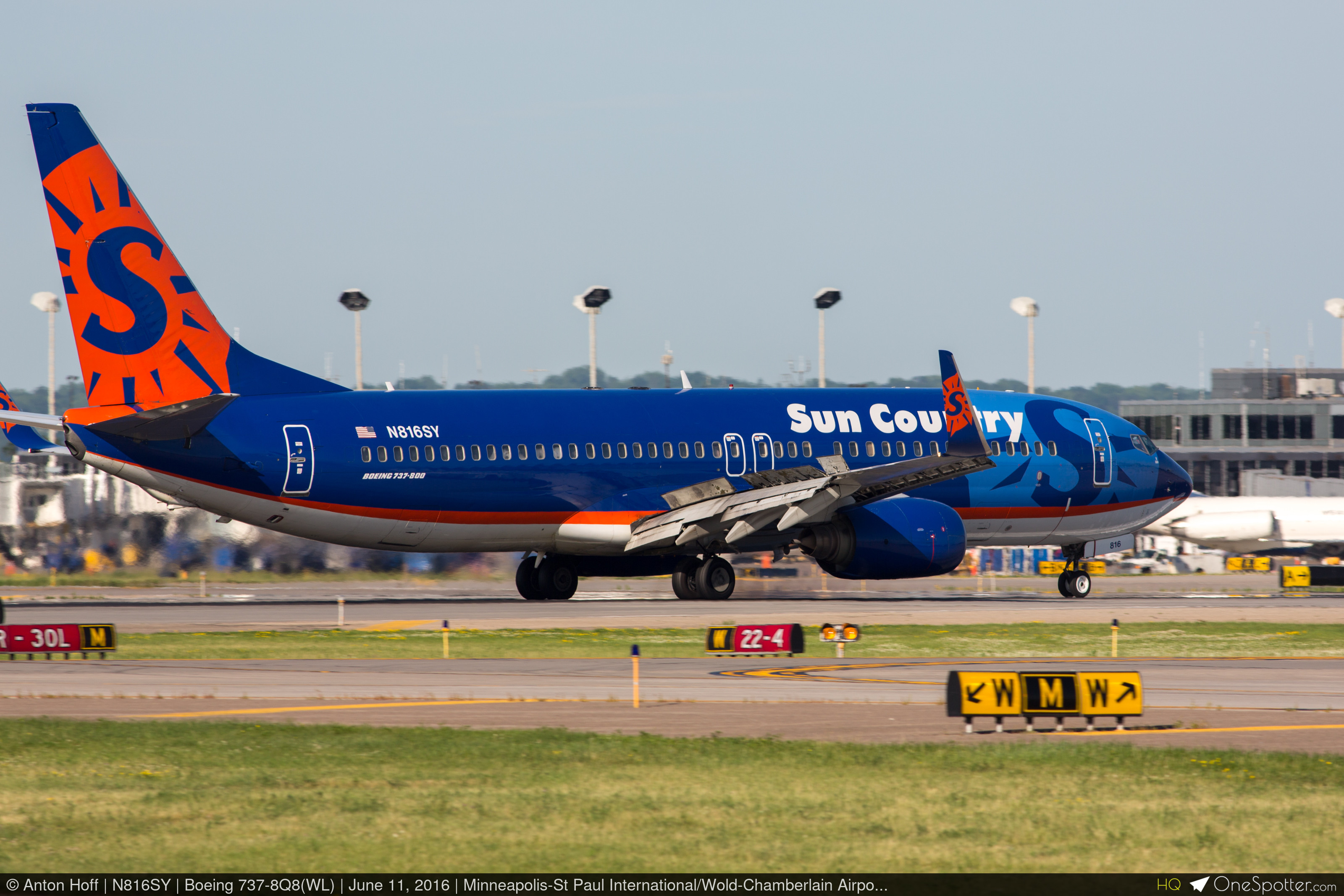 N816SY - Sun Country Airlines Boeing 737-8Q8(WL), MSN 30637