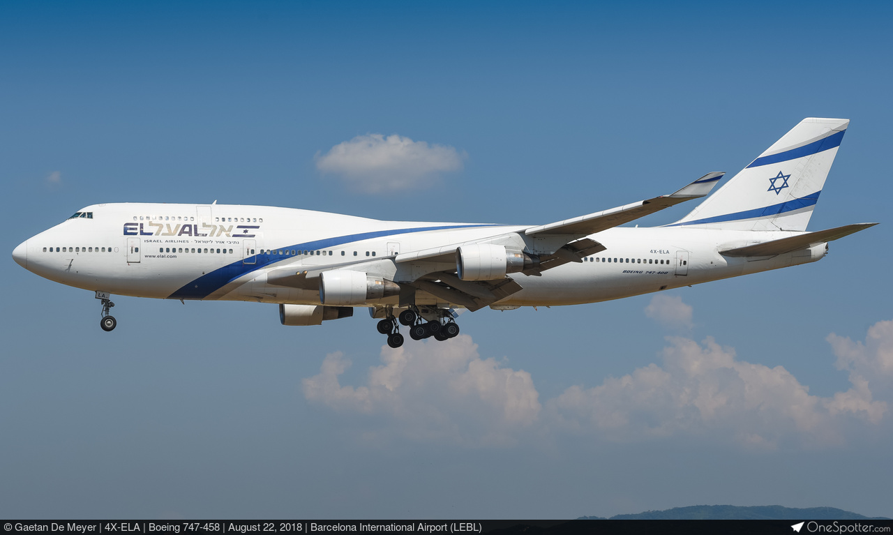 4X-ELA - El Al Israel Airlines Boeing 747-458, MSN 26055