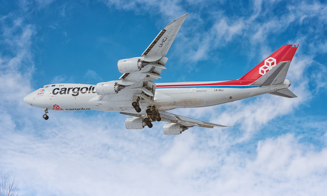 カーゴルクス 747-8F LX-VCJ 1/400 カーゴルクス 747-8F LX-VCJ 1/400 JC Wings 747-8F カーゴ