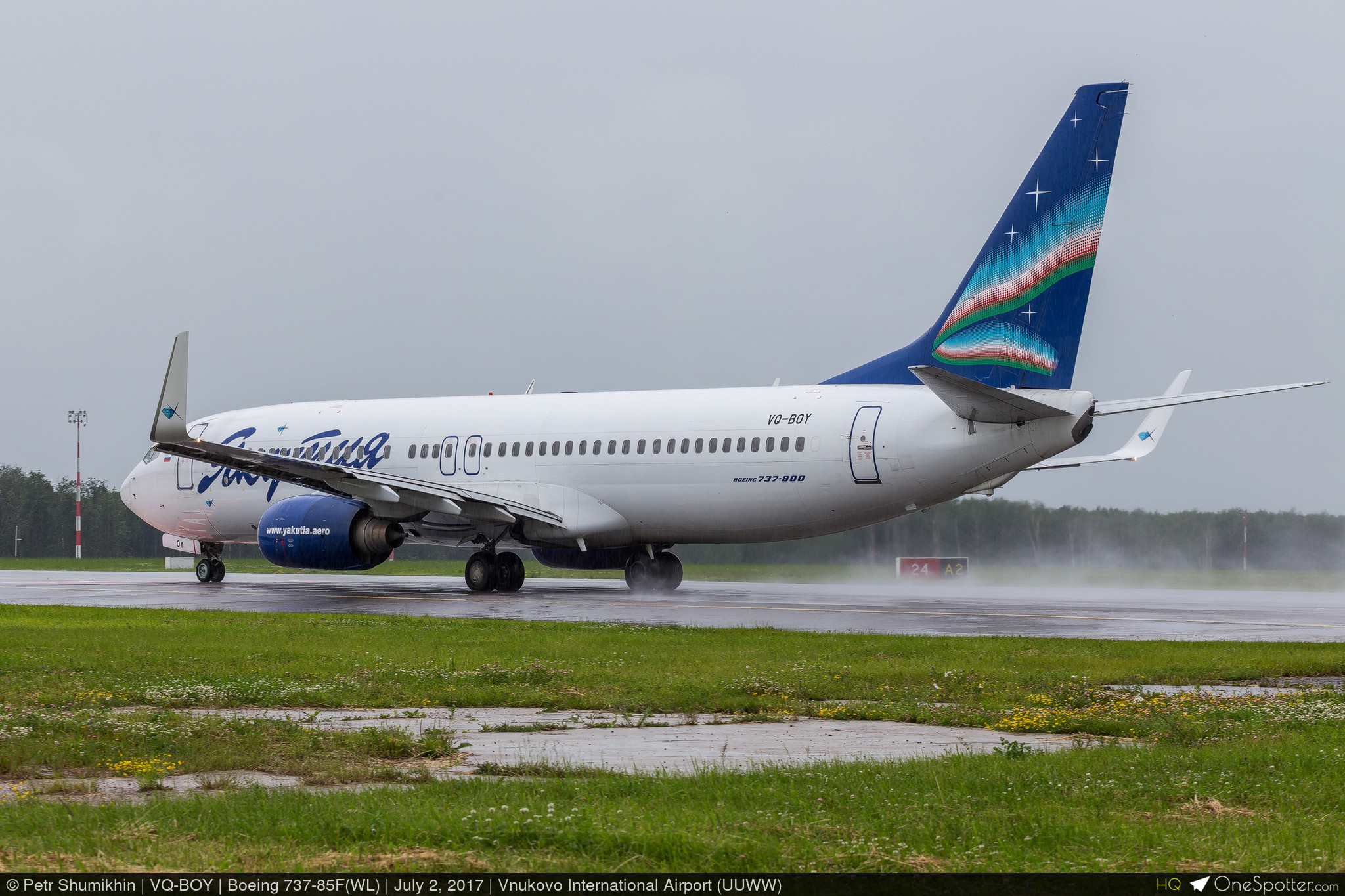 VQ-BOY Yakutia Airlines Boeing 737-85F(WL), MSN 28825 | OneSpotter.com