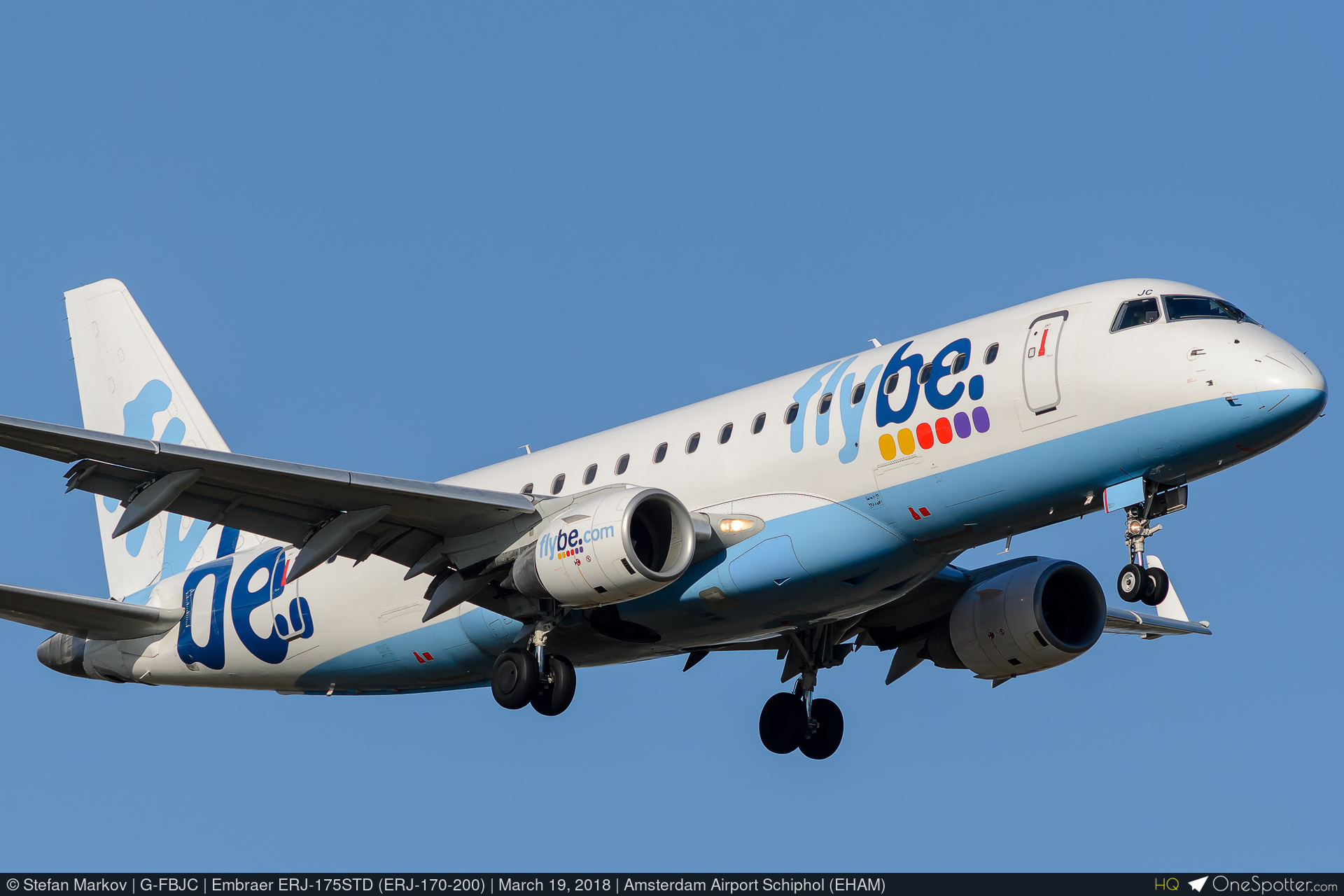 2-RLBW Flybe Leasing Embraer ERJ-175STD (ERJ-170-200), MSN