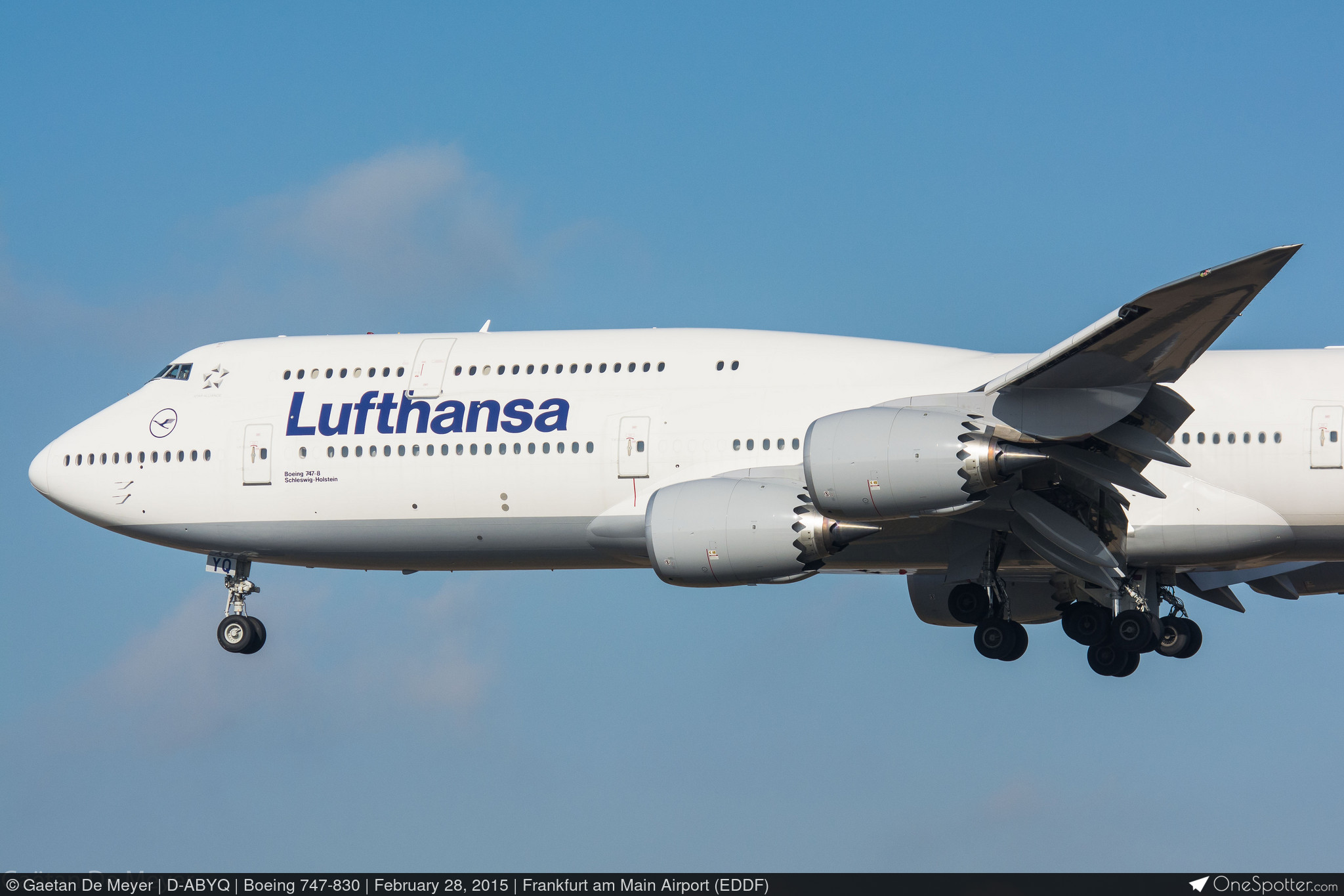 D-ABYQ - Lufthansa Boeing 747-830, MSN 37840 | OneSpotter.com
