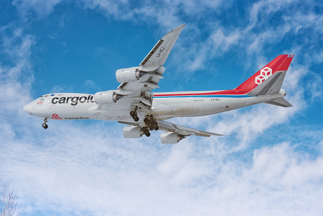 カーゴルクス 747-8F LX-VCJ 1/400 JC Wings 747-8F カーゴルックス