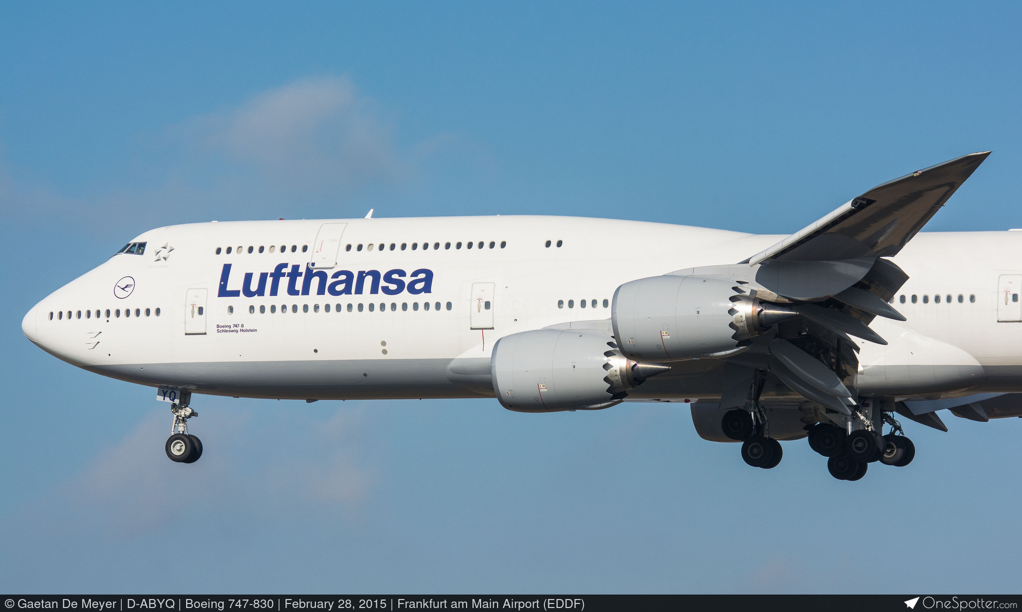 D-ABYQ Lufthansa Boeing 747-830, MSN 37840 | OneSpotter.com