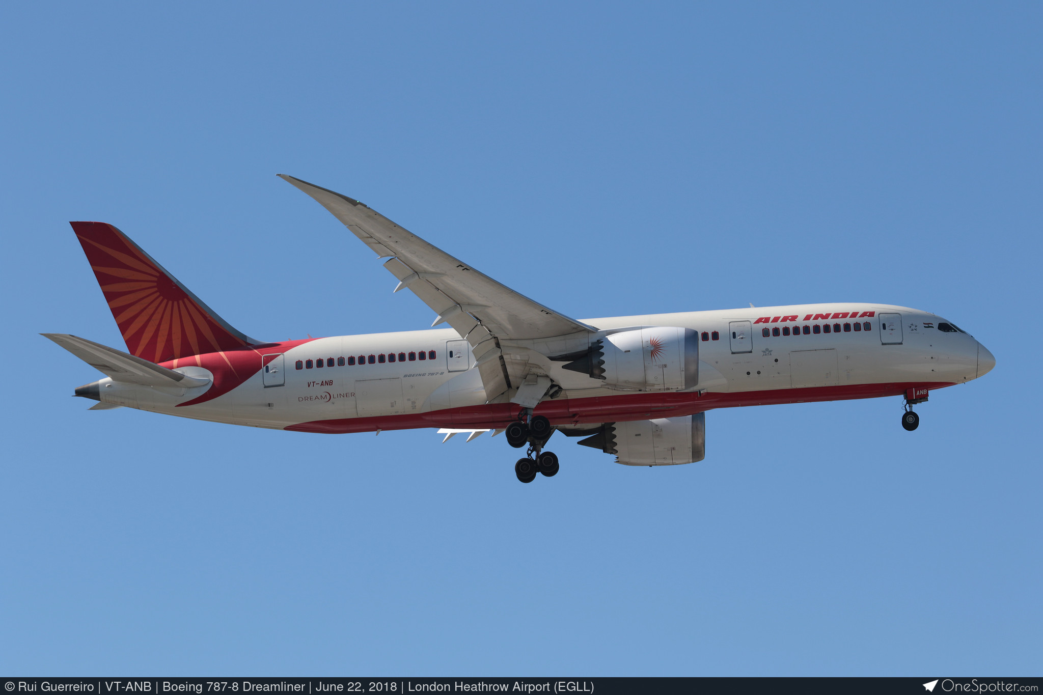 VT-ANB Air India Boeing 787-8 Dreamliner, MSN 36279