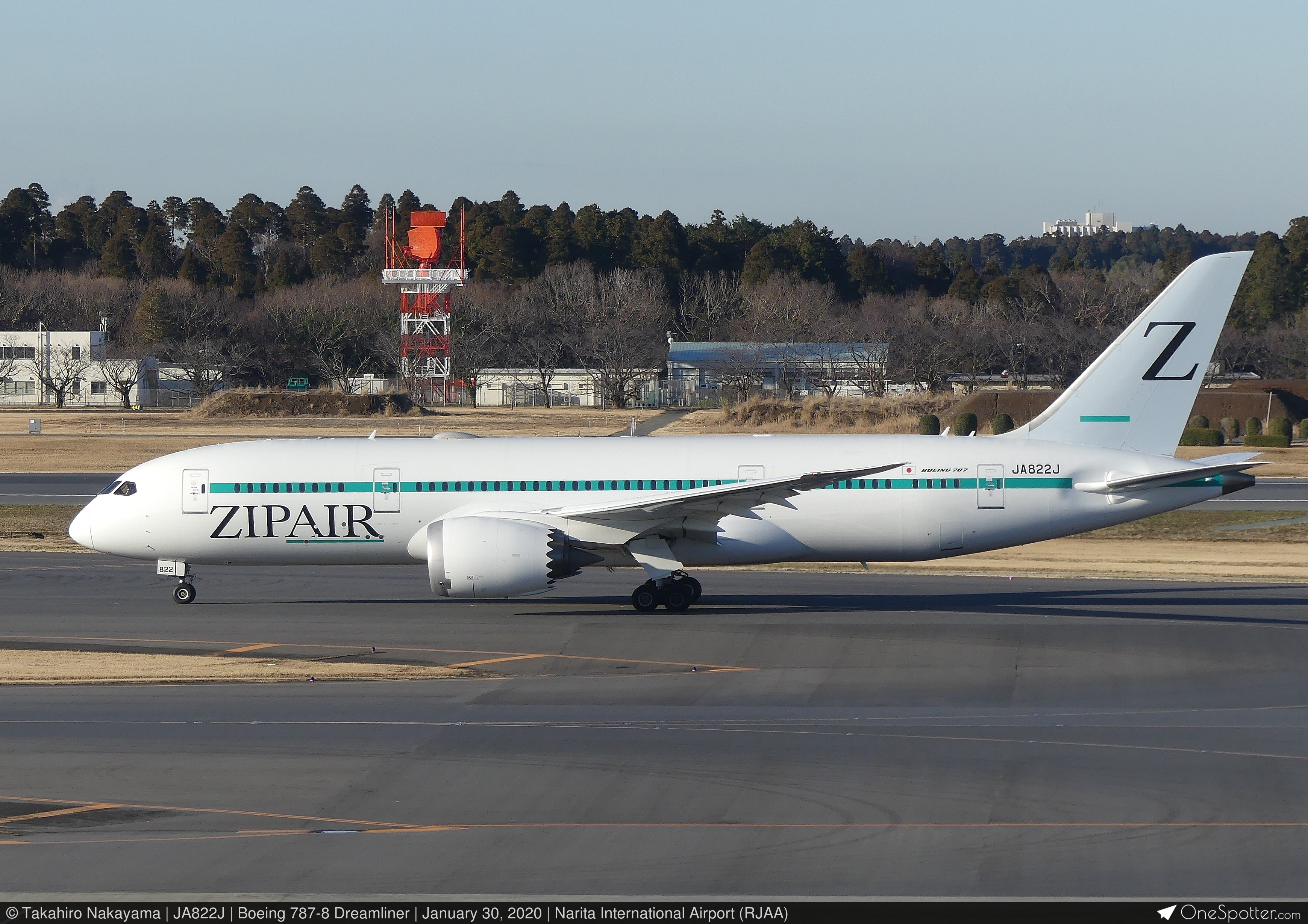 JA822J - ZIPAIR Tokyo Boeing 787-8 Dreamliner, MSN 34832