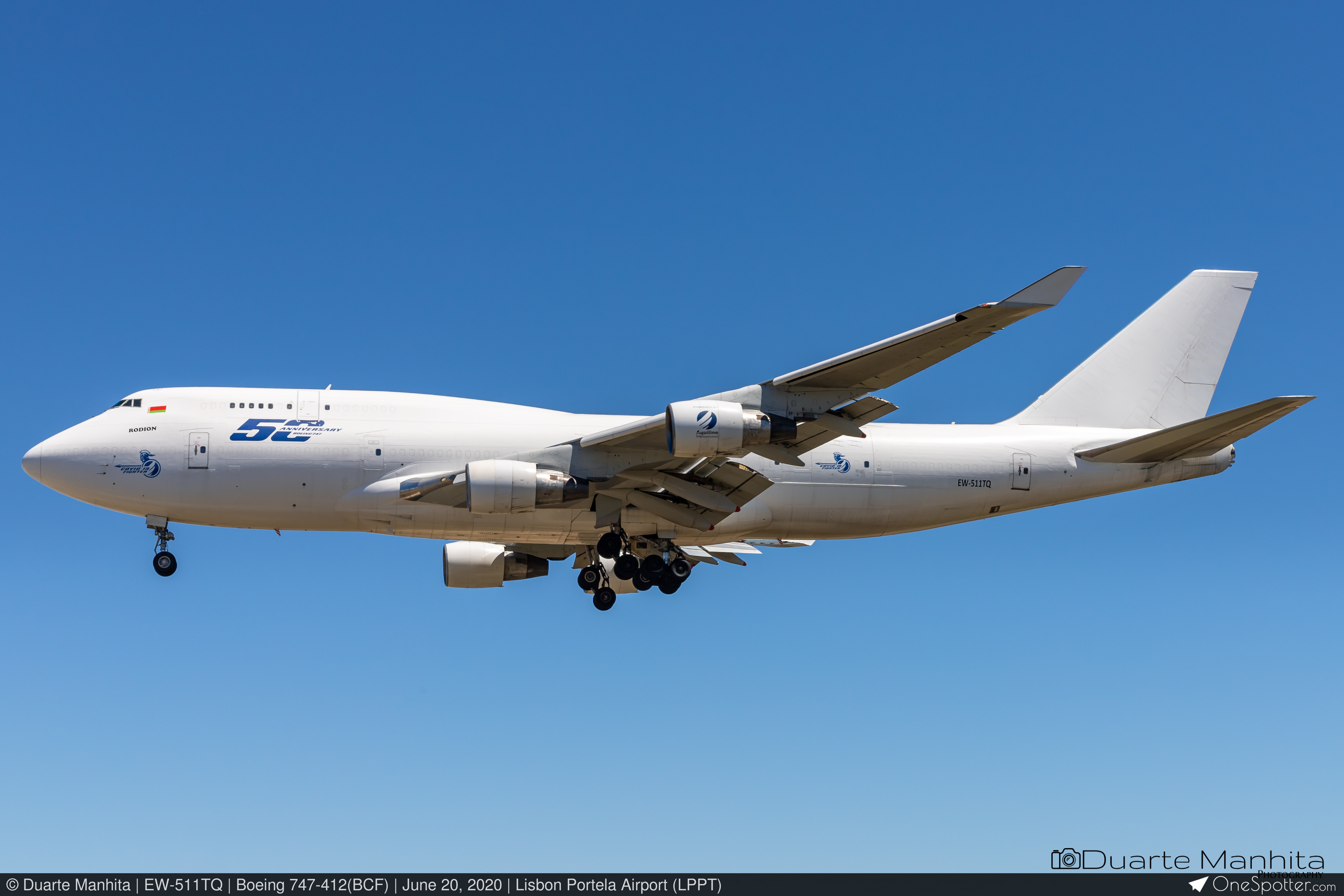 TF-AMJ JetOneX Boeing 747-412(BCF), MSN 24975 | OneSpotter.com