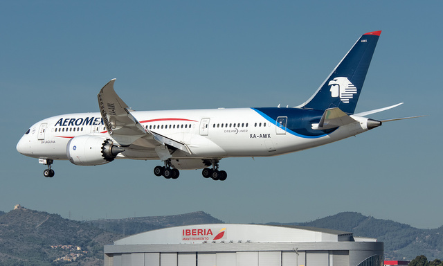 XA-AMX Aeroméxico Boeing 787-8 Dreamliner, MSN 36843 | OneSpotter.com