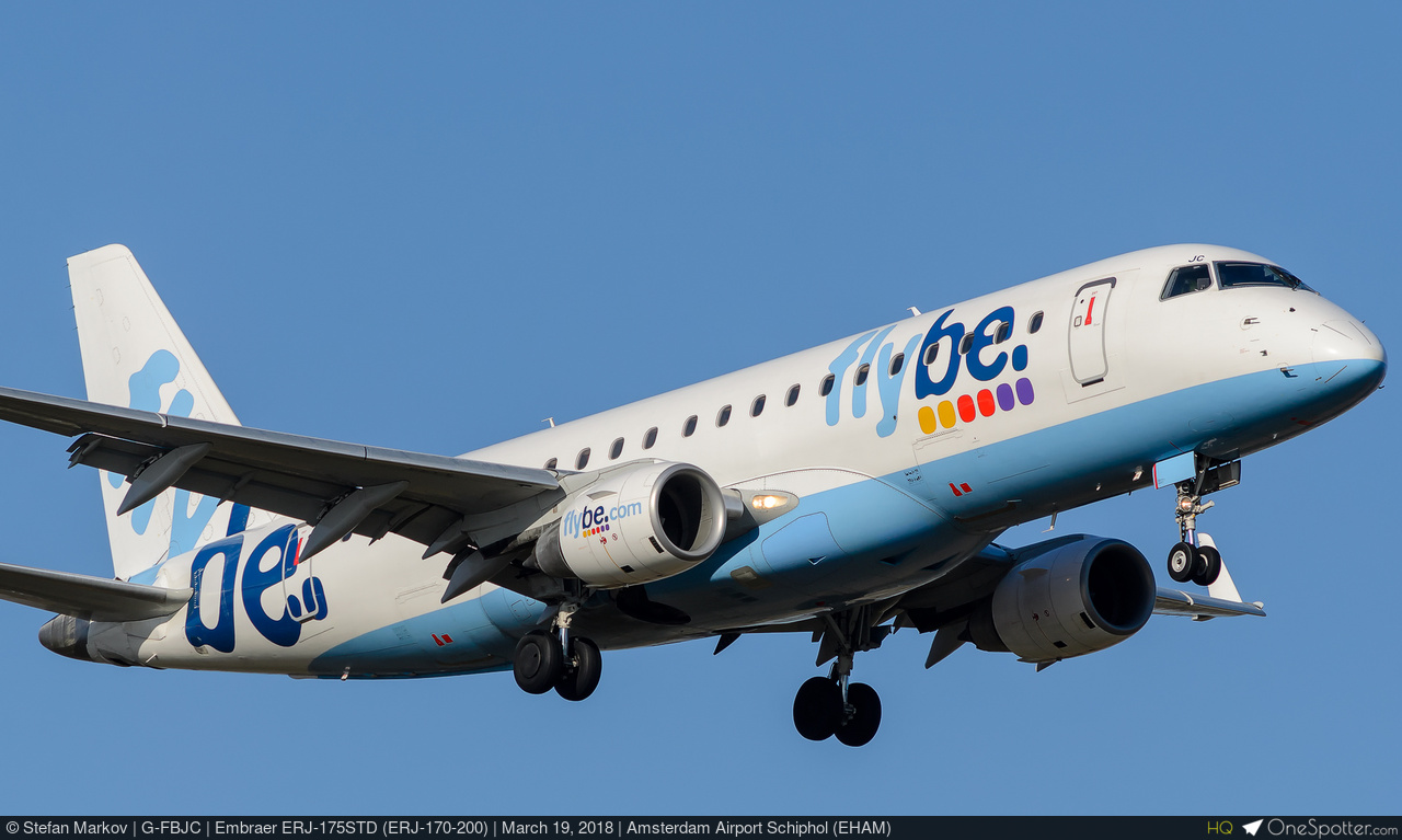 G-FBJC Flybe Embraer ERJ-175STD (ERJ-170-200), MSN 17000328