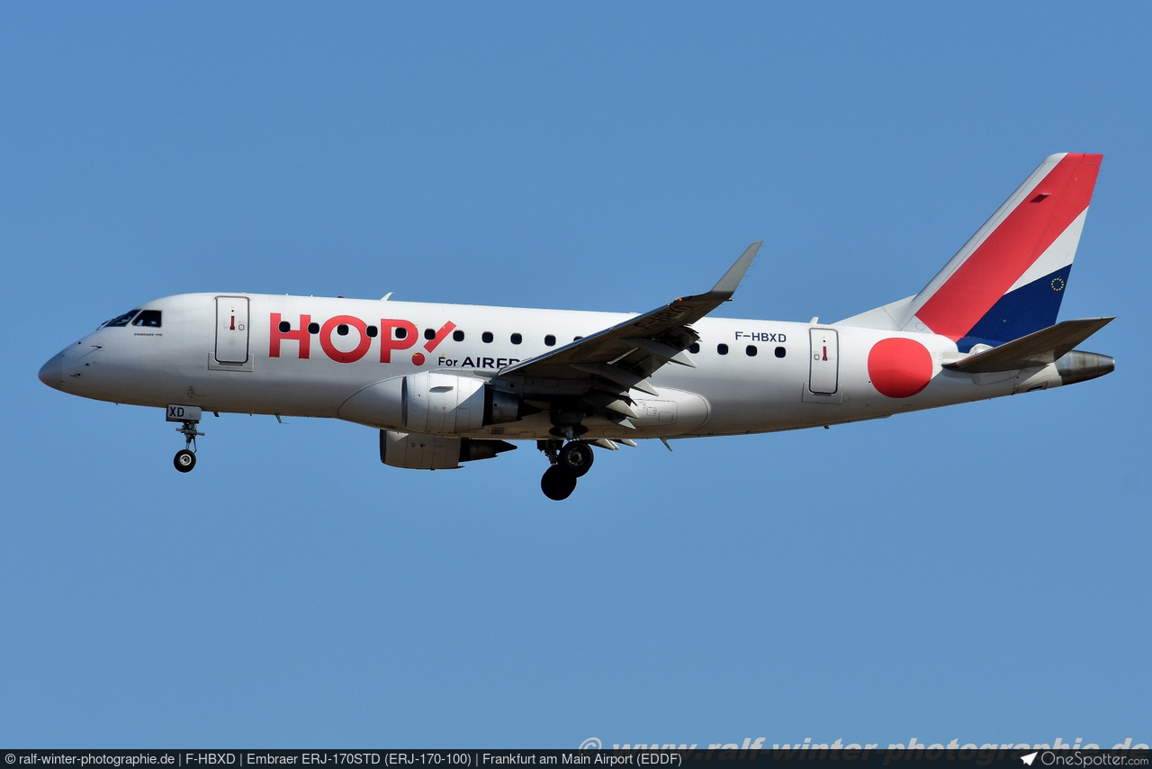 F-HBXD Air France Hop Embraer ERJ-170STD (ERJ-170-100), MSN