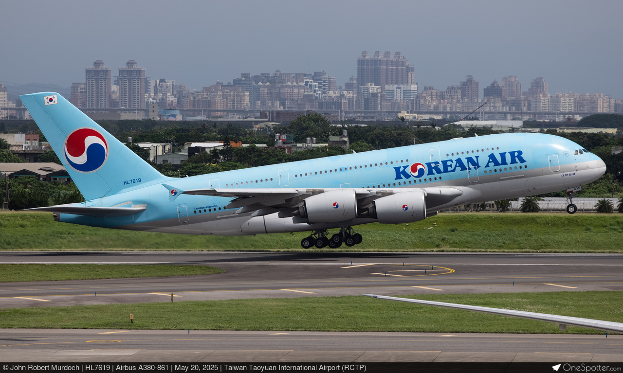 Aviation 1:400 大韓航空 A380 HL7619 Korean Air / Airbus A380-841 / HL7619 / AV4284 / 1:400 – El