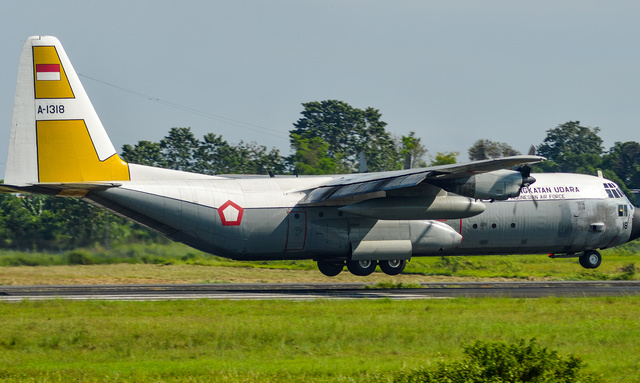 A-1318 - Indonesian Air Force Lockheed C-130H-30 Hercules (L-382