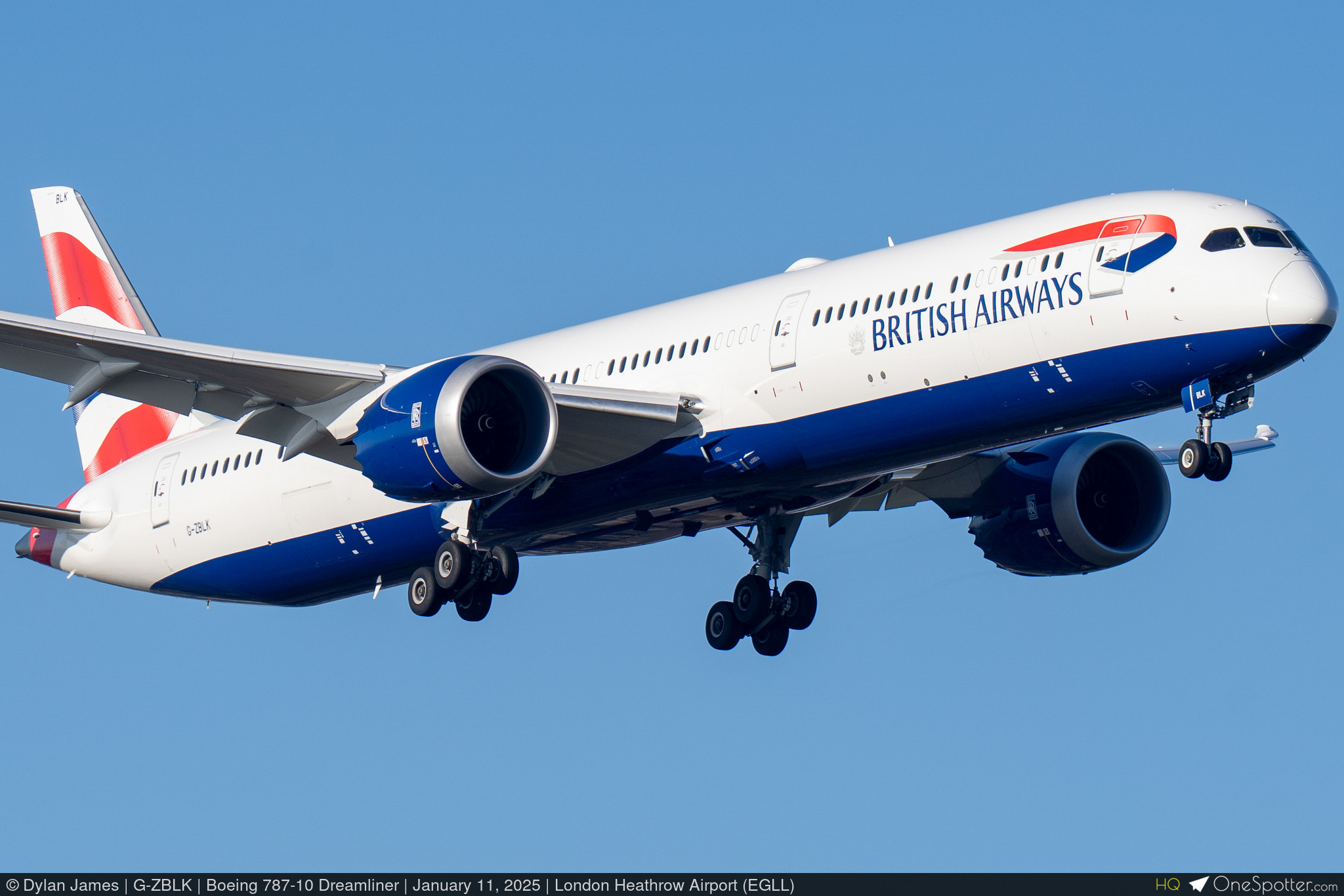 BRITISH AIRWAYS ブリティッシュ 787-9 G-ZBKL ph Birmingham Airport Spotting - British Airways - Boeing 787-9