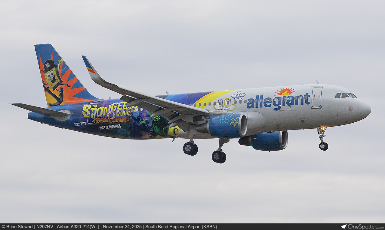 N207NV - Allegiant Air Airbus A320-214(WL), MSN 5638 | OneSpotter.com