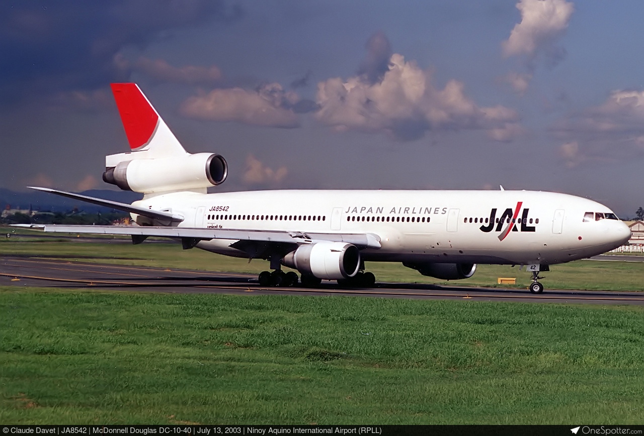 JA8542 - McDonnell Douglas DC-10-40, Japan Airlines