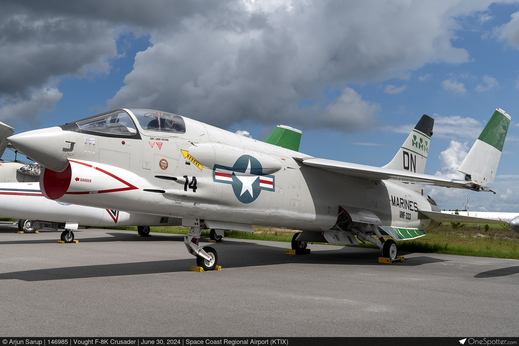 USMC ダブルフェイス Aircraft Photo of 146845 | Vought RF-8G Crusader | USA