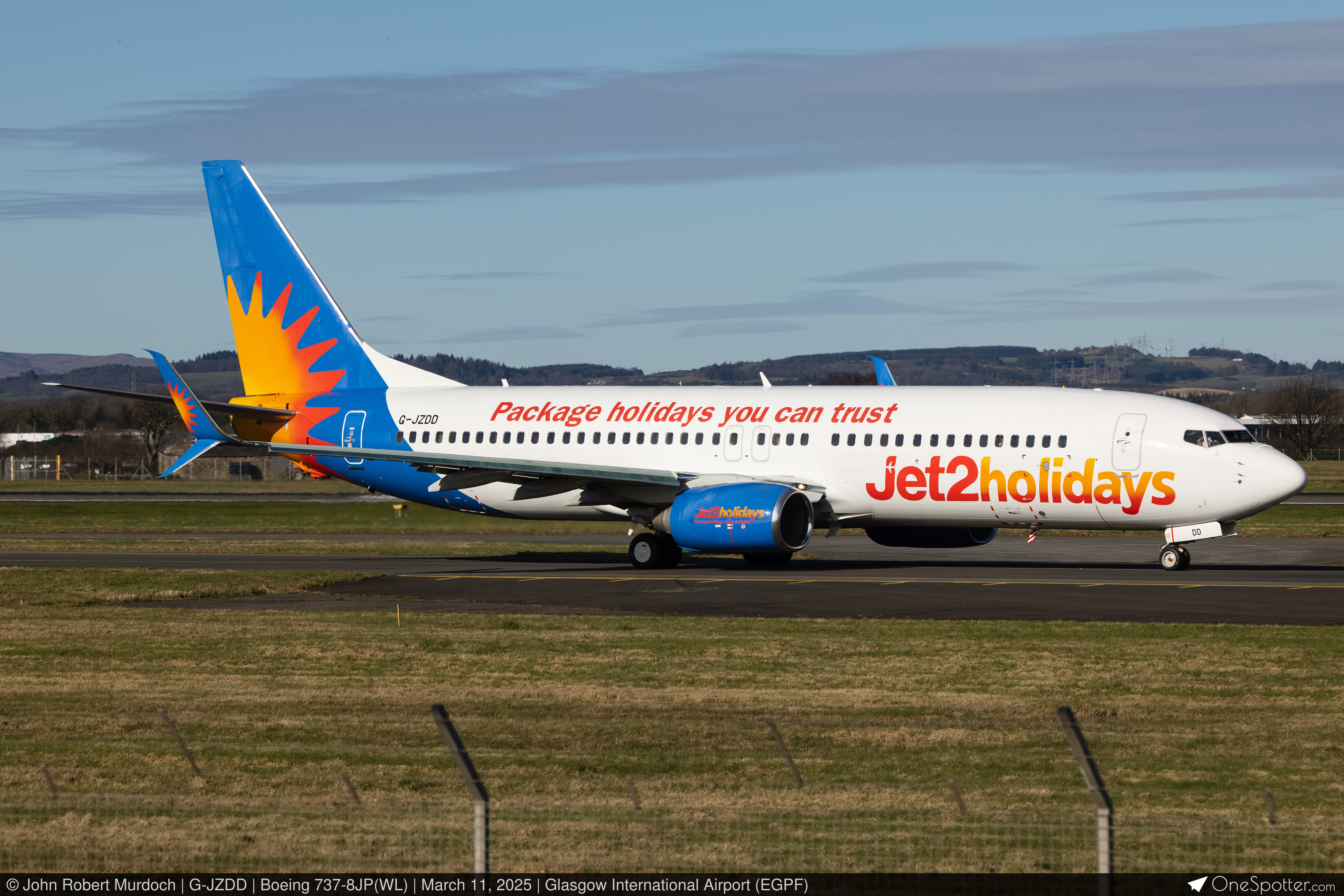 G-JZDD Jet2 Boeing 737-8JP(WL), MSN 40866 | OneSpotter.com