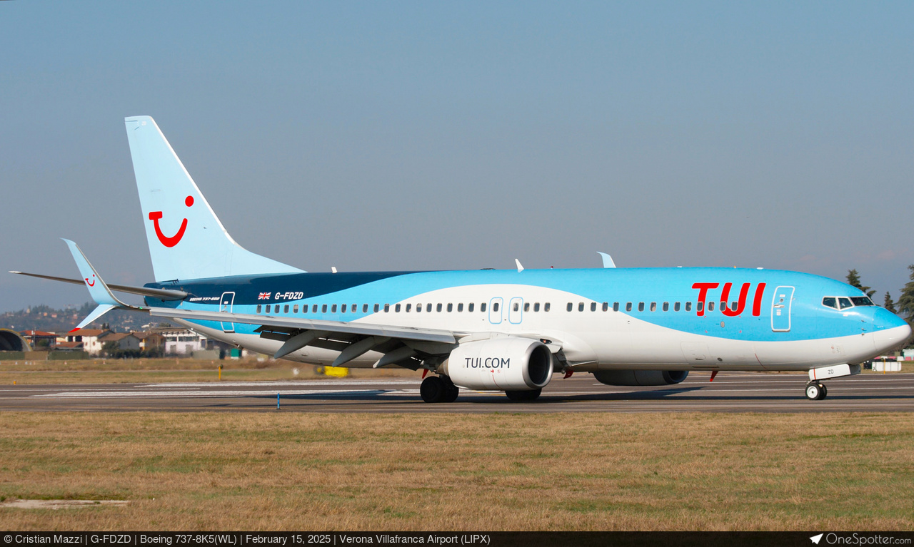 G-FDZD TUI Airways Boeing 737-8K5(WL), MSN 35132 | OneSpotter.com