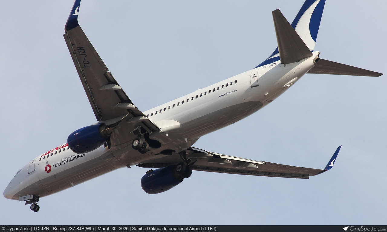 TC-JZN AJet Boeing 737-8JP(WL), MSN 39026 | OneSpotter.com