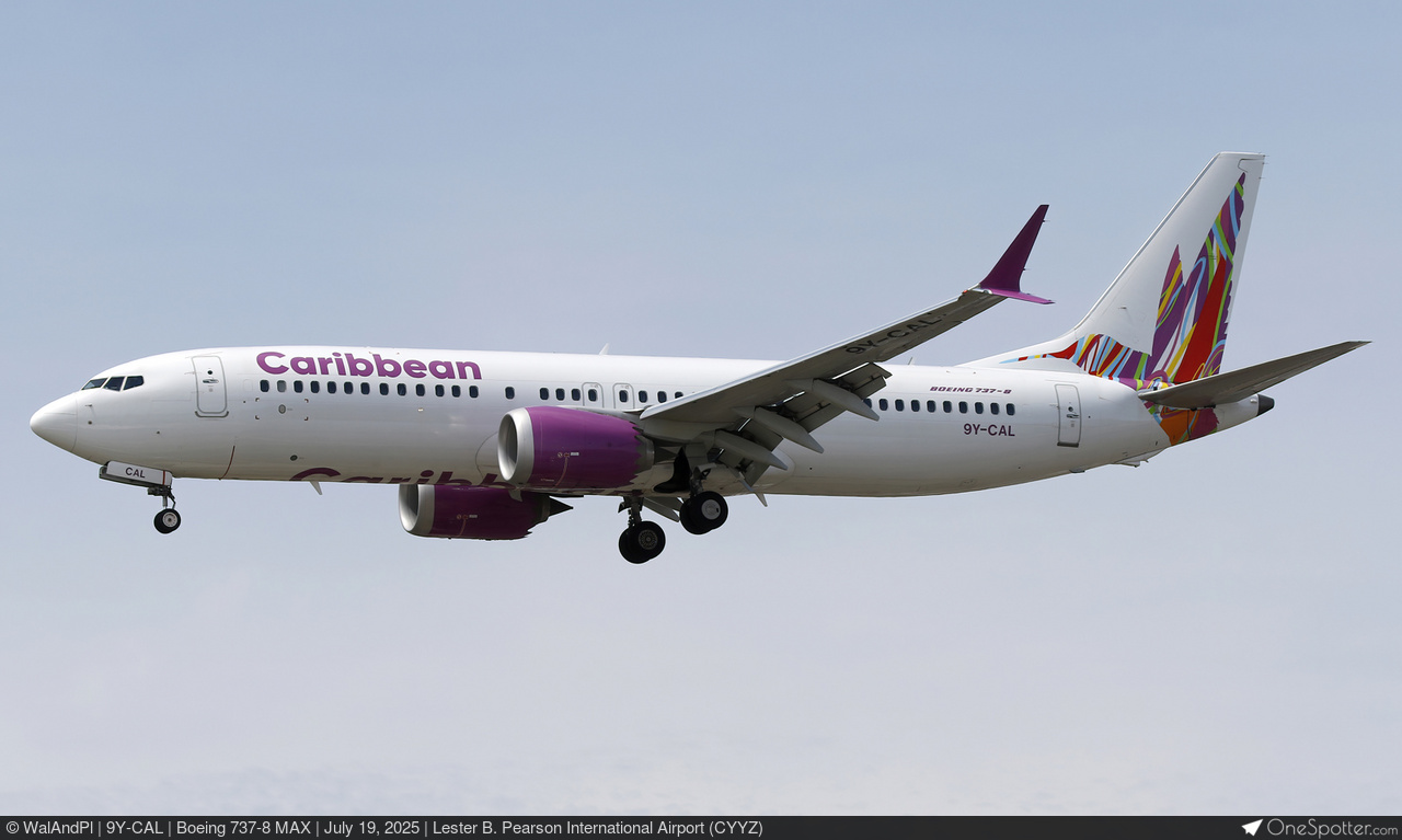 航空機・ヘリコプター BOEING737-8Q8 Caribbean Airlines 9Y-GEO | Boeing 737-8Q8 | Caribbean Airlines | Wordpress