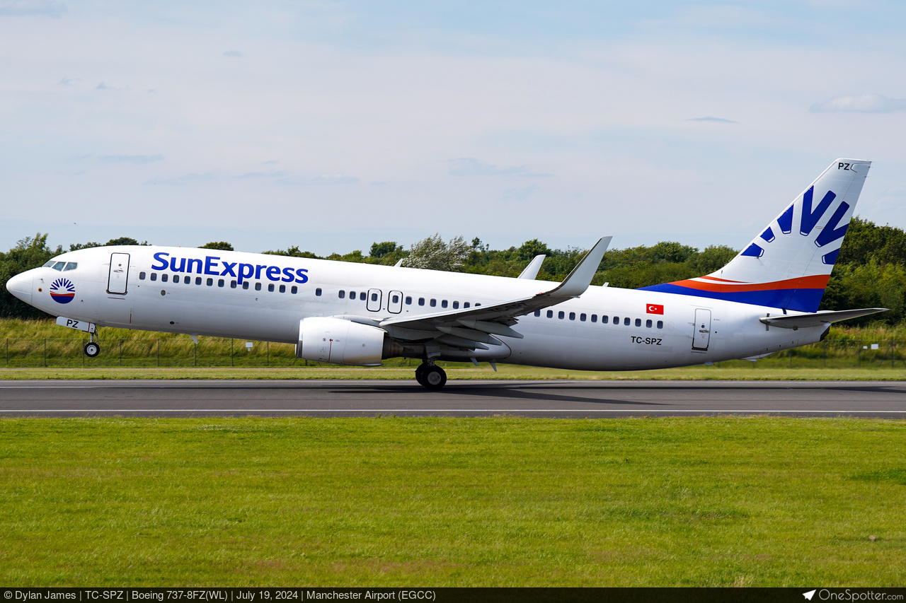TC-SPZ - SunExpress Boeing 737-8FZ(WL), MSN 34954 | OneSpotter.com