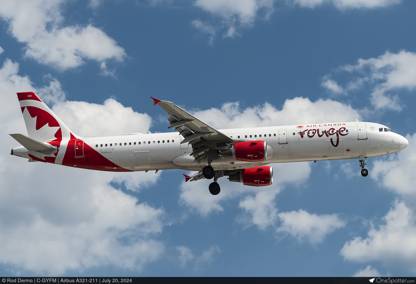 C-GYFM Air Canada Airbus A321-211, MSN 5354 | OneSpotter.com