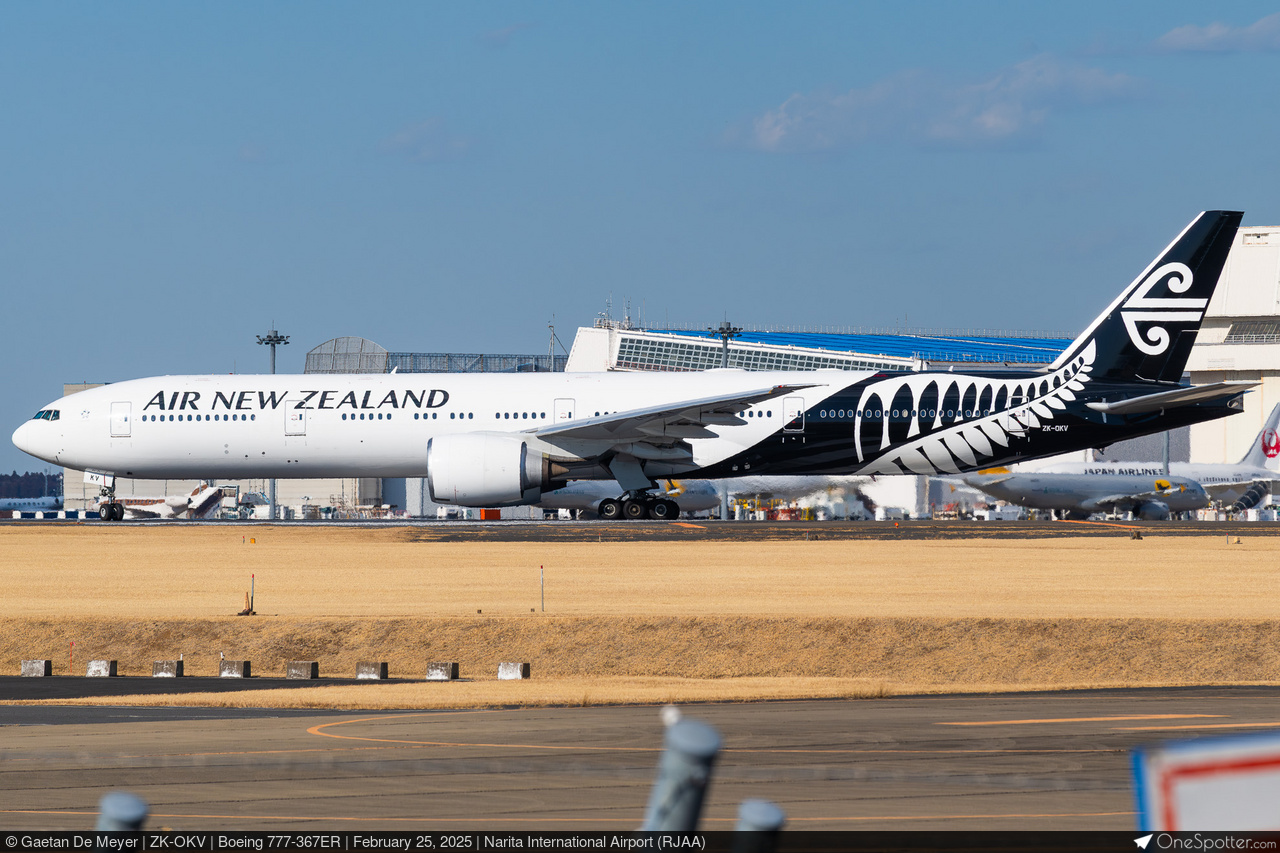 ユキ777 ZK-OKV Air New Zealand Boeing 777-367ER, MSN 39237