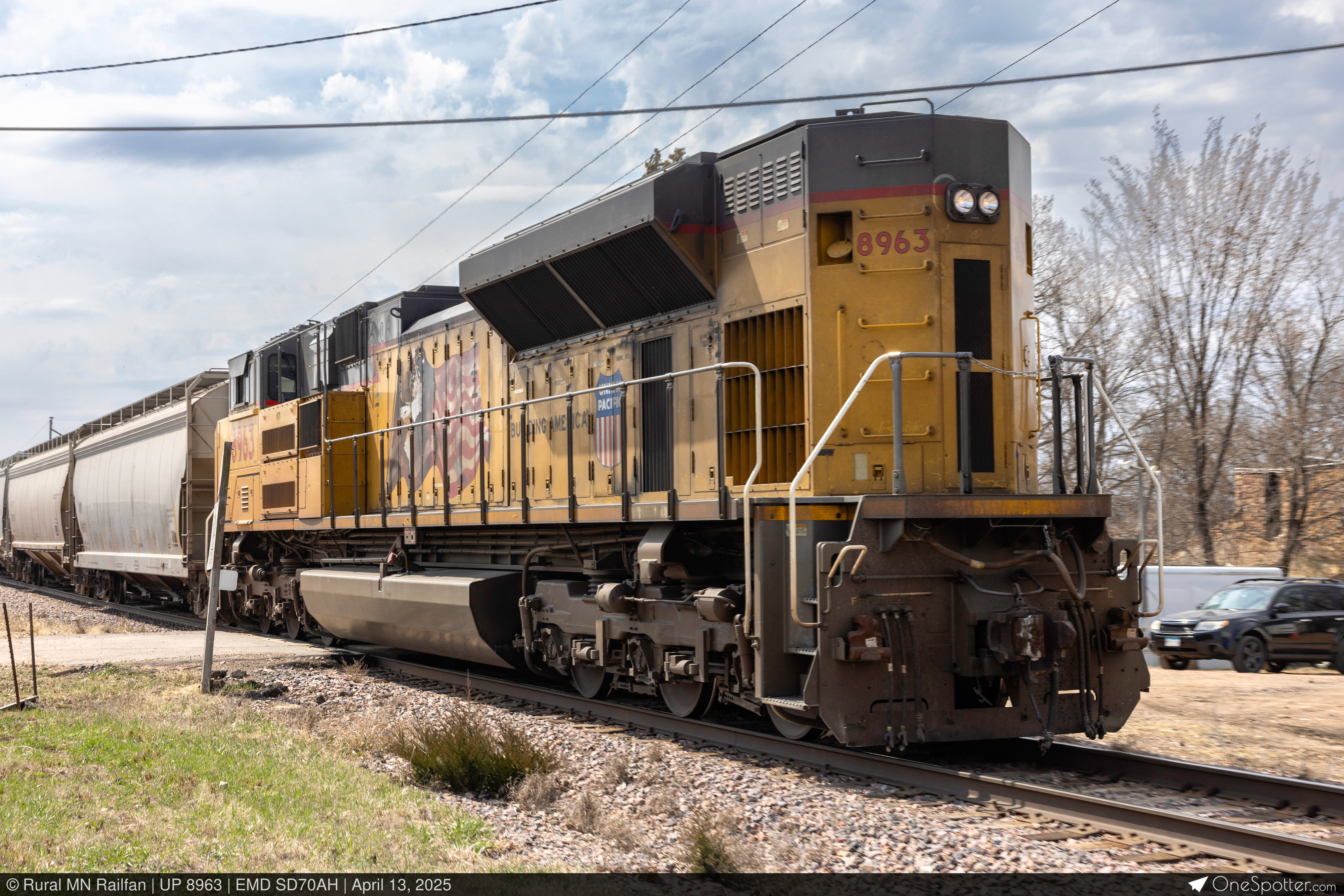 UP 8963 - Union Pacific EMD SD70AH, Serial 20136990-067