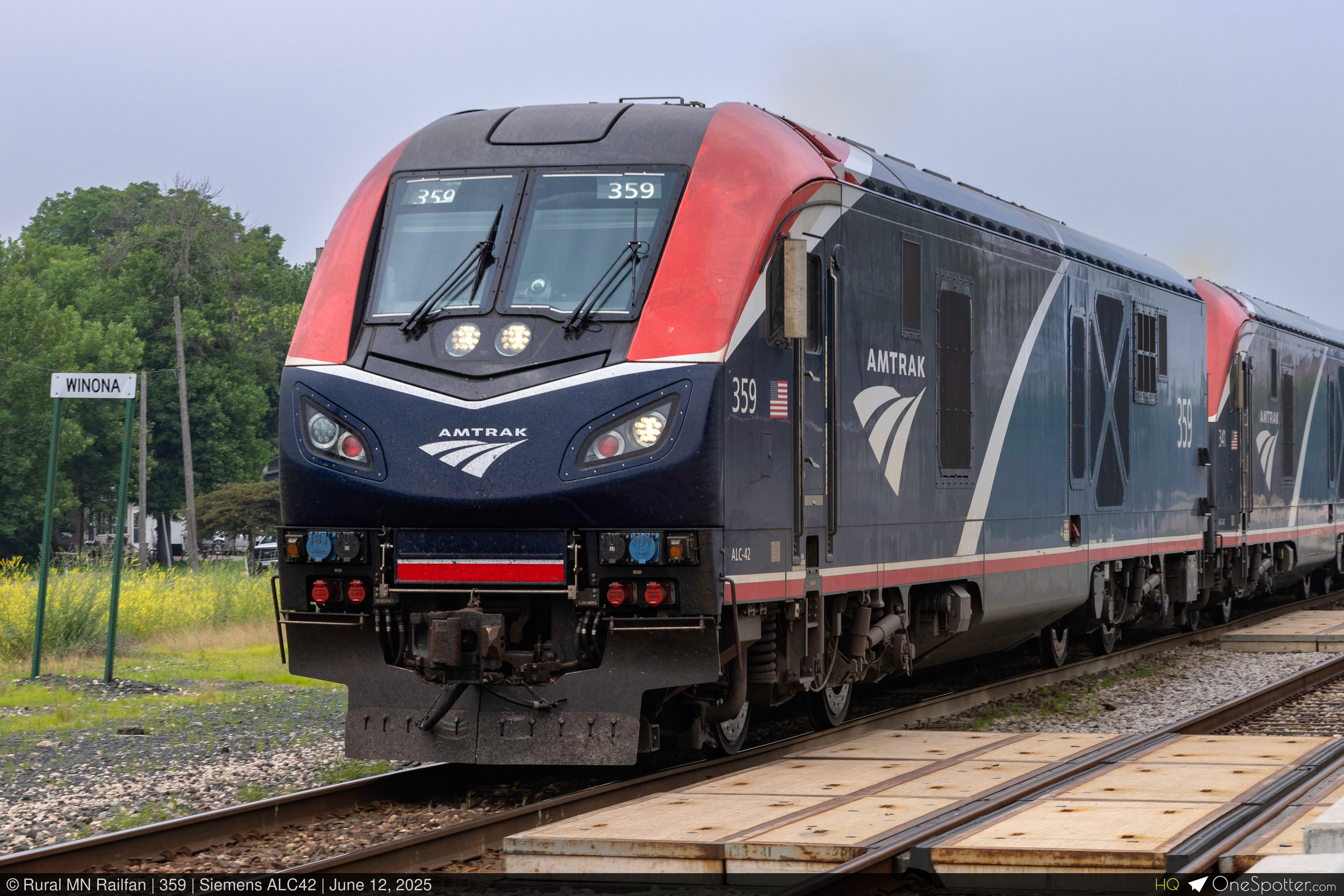AMTK 359 Amtrak Siemens ALC42 | OneSpotter.com
