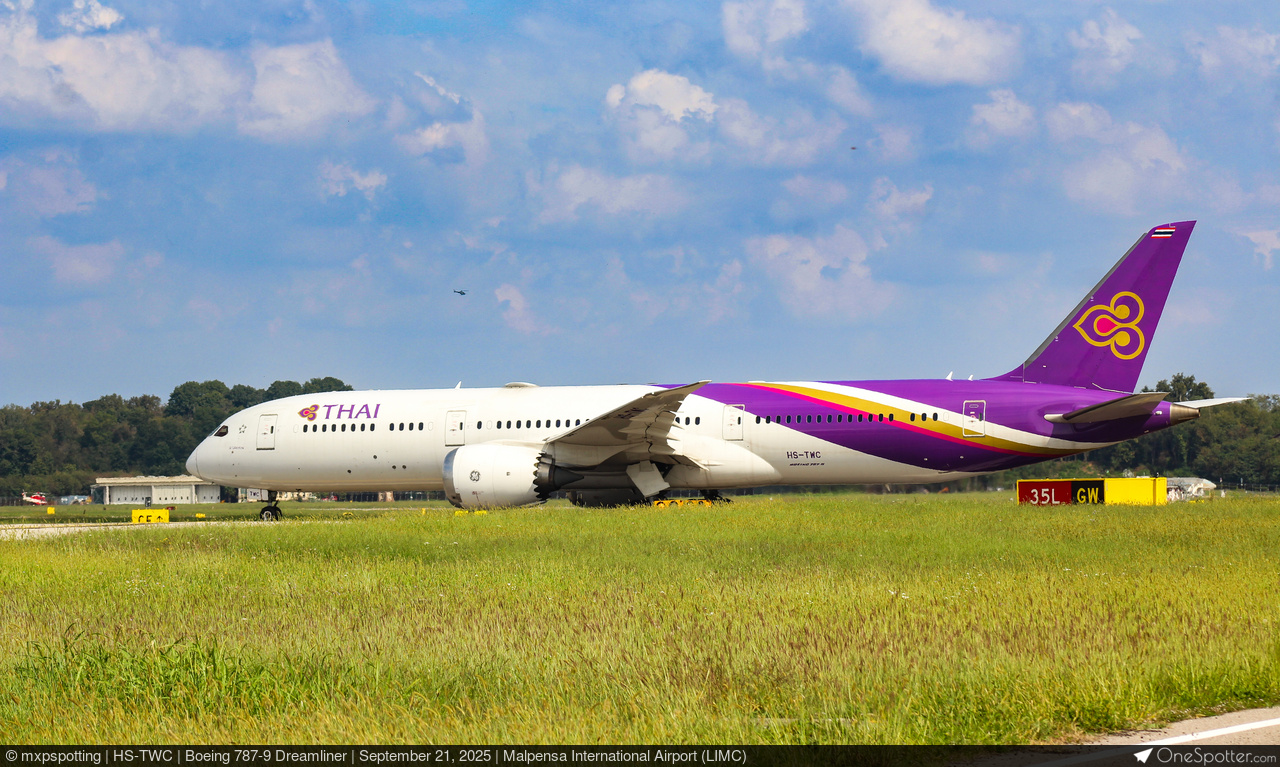 ワイ HS-TWC - Thai Airways Boeing 787-9 Dreamliner, MSN 62739